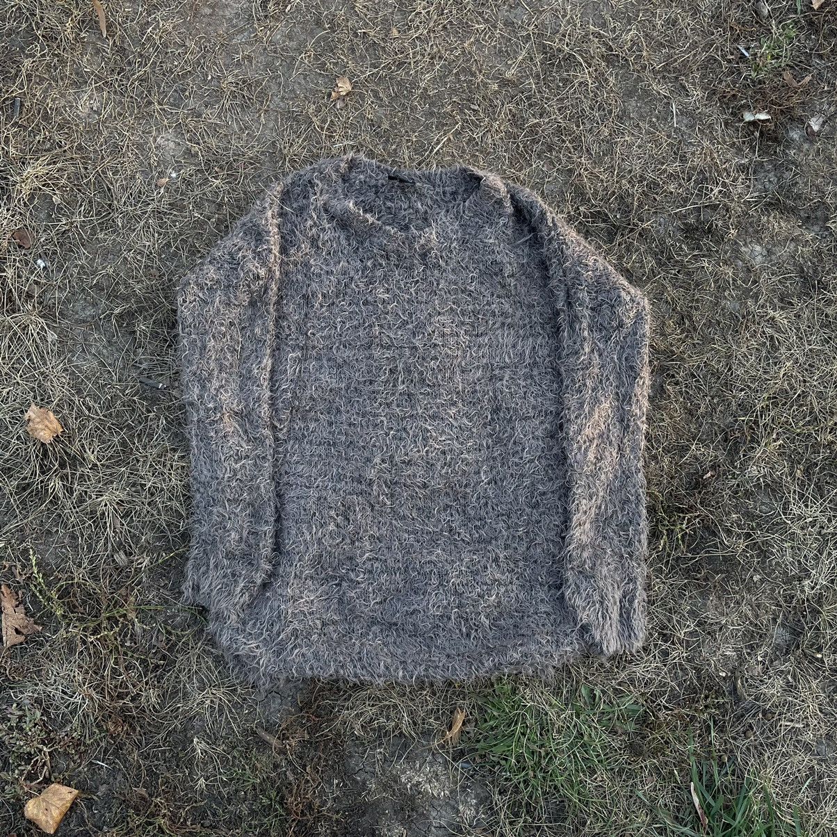 image of Vintage Y2K Mohair Teddy Grass Sweater Cutie Style, Women's (Size Medium)