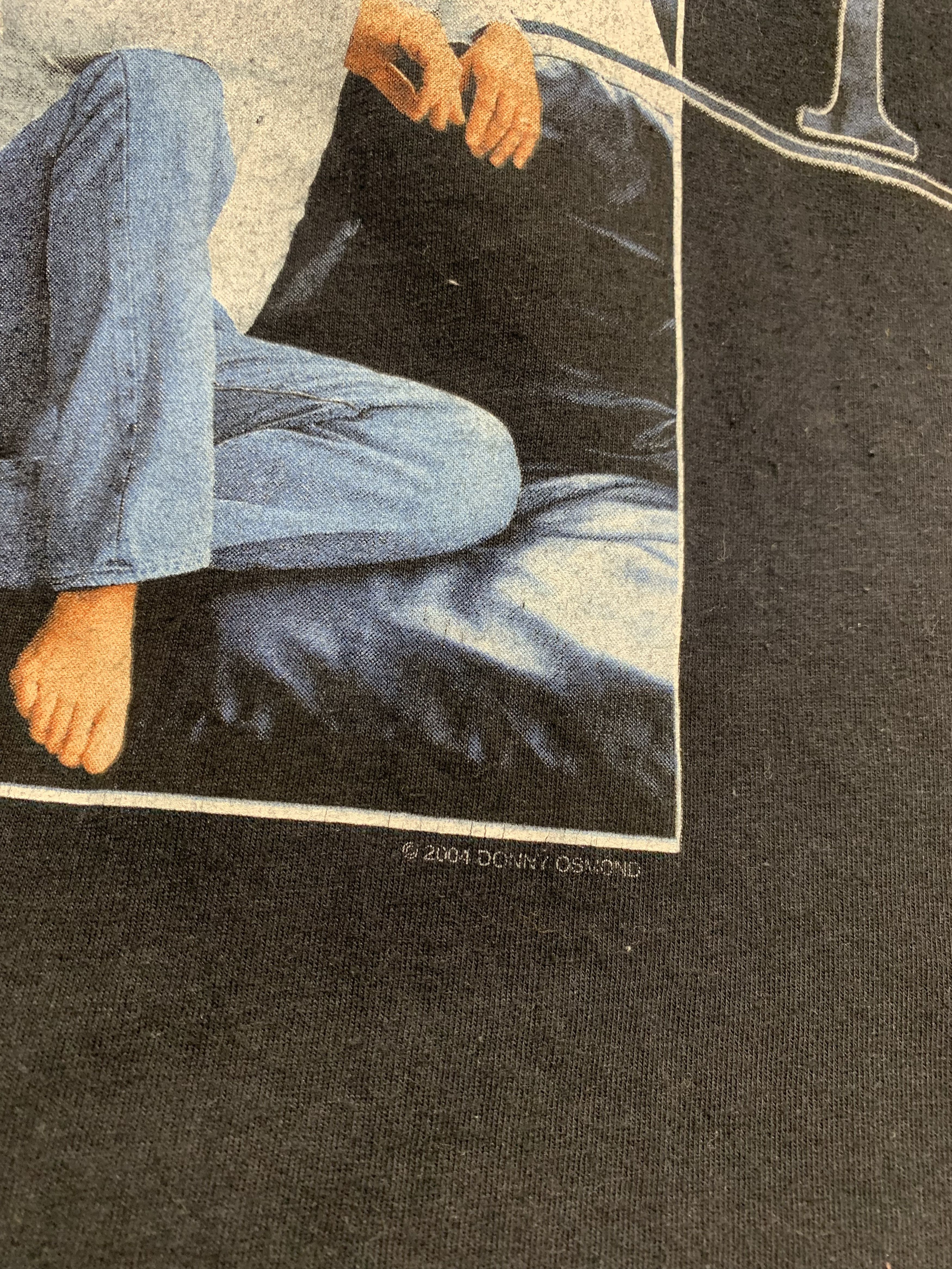 Fruit Of The Loom Donny osmond 2004 M size black tour t-shirt big logo Size US M / EU 48-50 / 2 - 3 Thumbnail