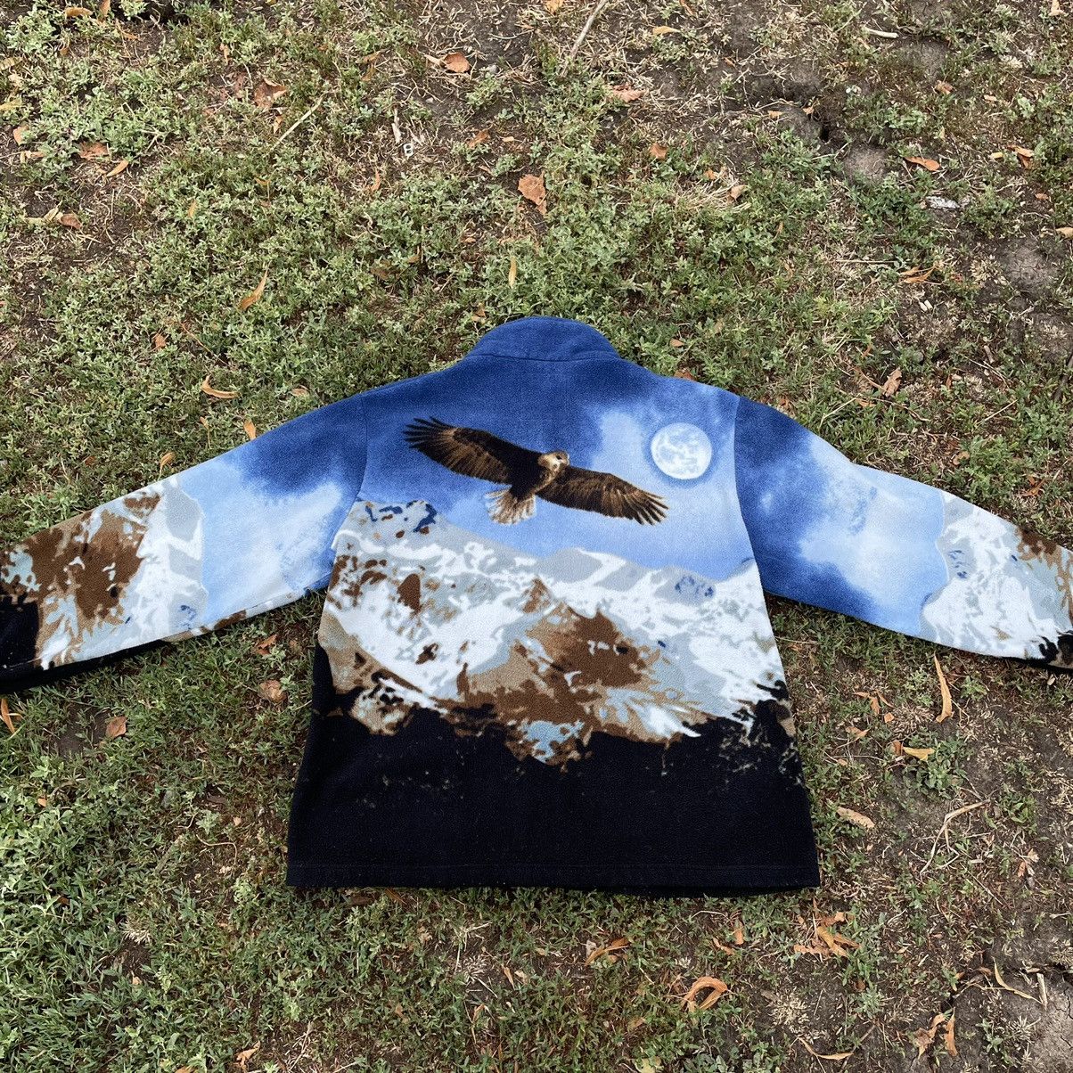 Japanese Brand Vintage Y2K Teddy Sherpa Hoodie Art Print KanyeWest Style Size US XXL / EU 58 / 5 - 5 Thumbnail