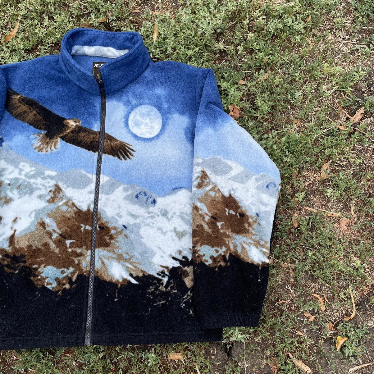 Japanese Brand Vintage Y2K Teddy Sherpa Hoodie Art Print KanyeWest Style Size US XXL / EU 58 / 5 - 2 Thumbnail