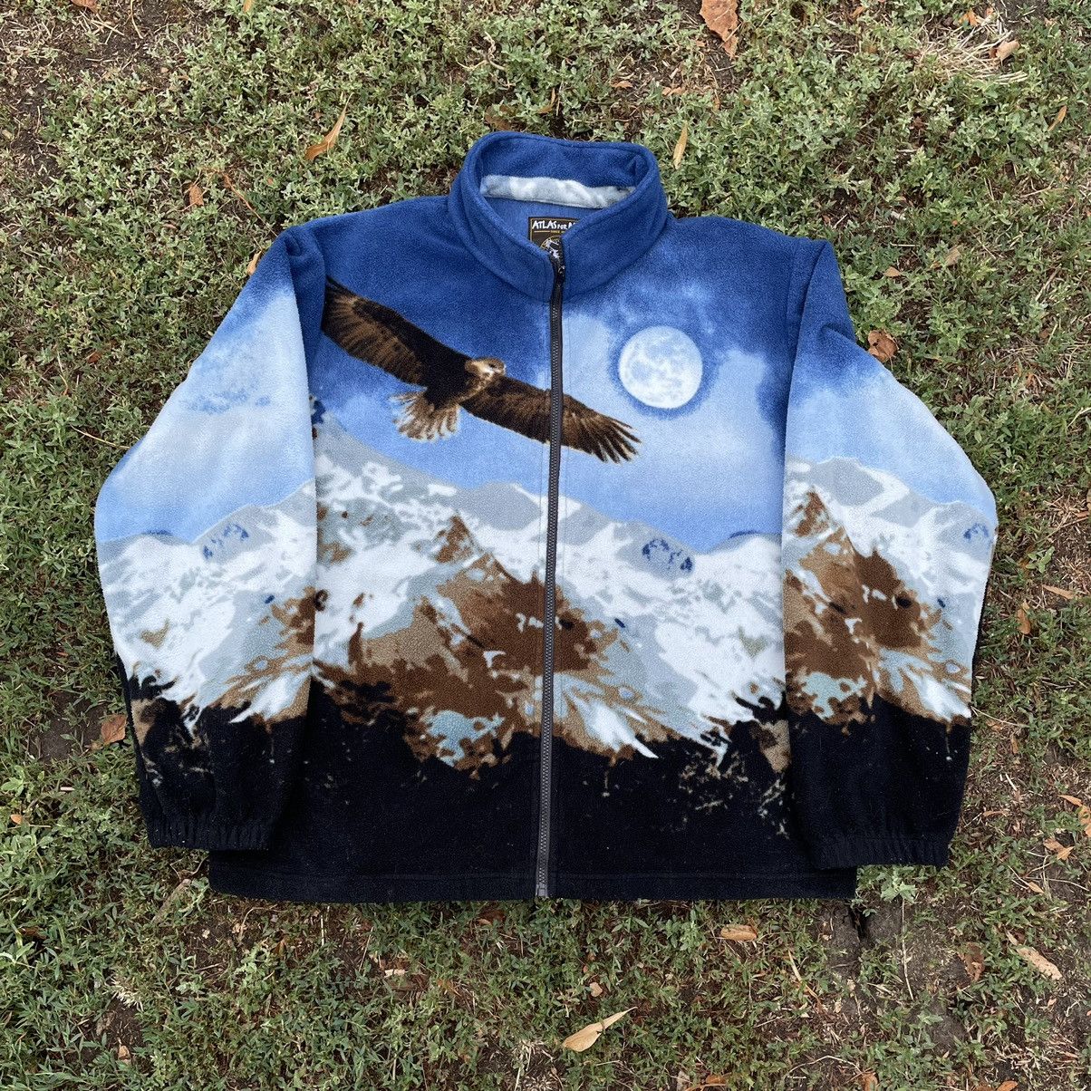 Japanese Brand Vintage Y2K Teddy Sherpa Hoodie Art Print KanyeWest Style Size US XXL / EU 58 / 5 - 1 Thumbnail