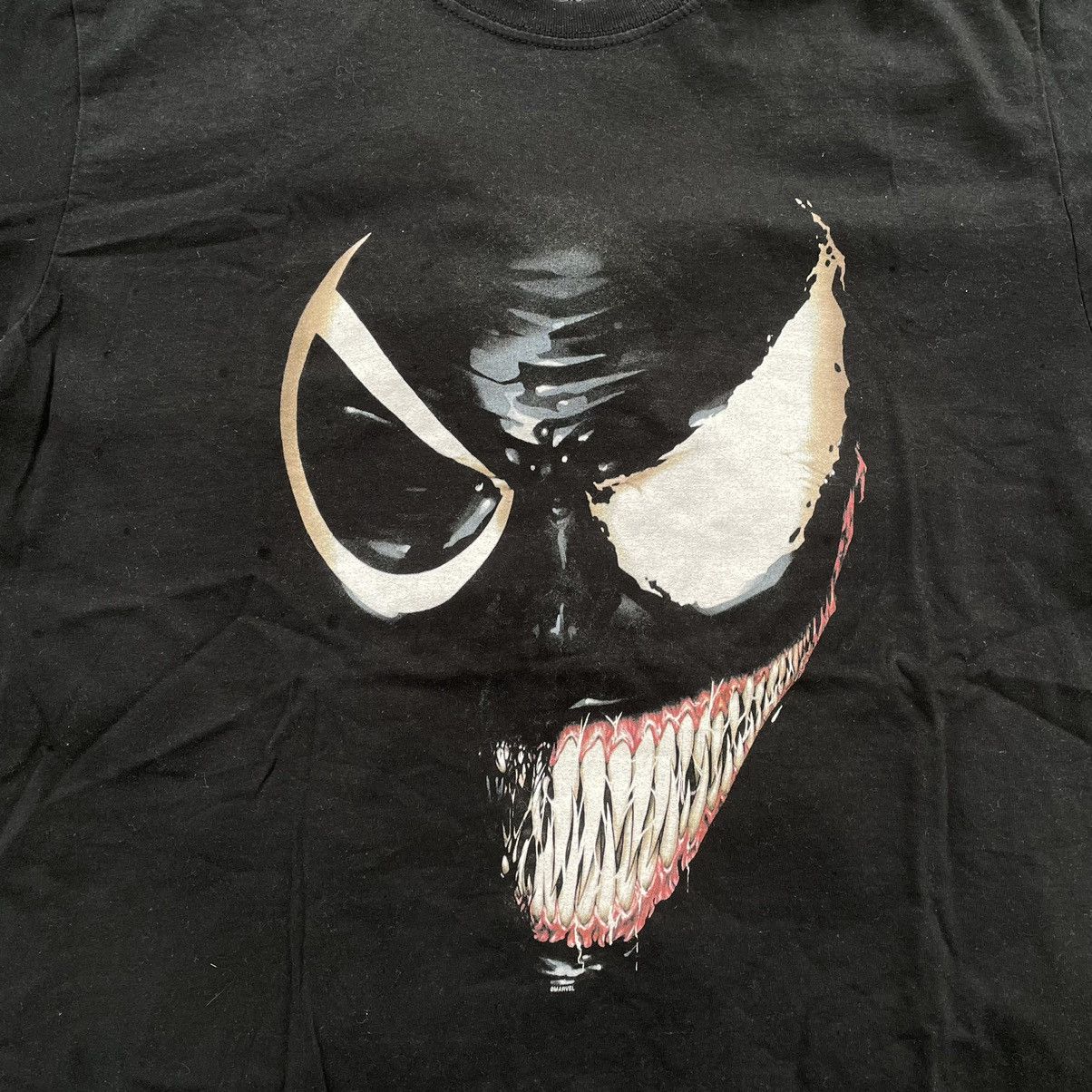Vintage Vintage Y2K Venom Graphic Tee Black Goth Horror Streetwear M Size US M / EU 48-50 / 2 - 4 Thumbnail