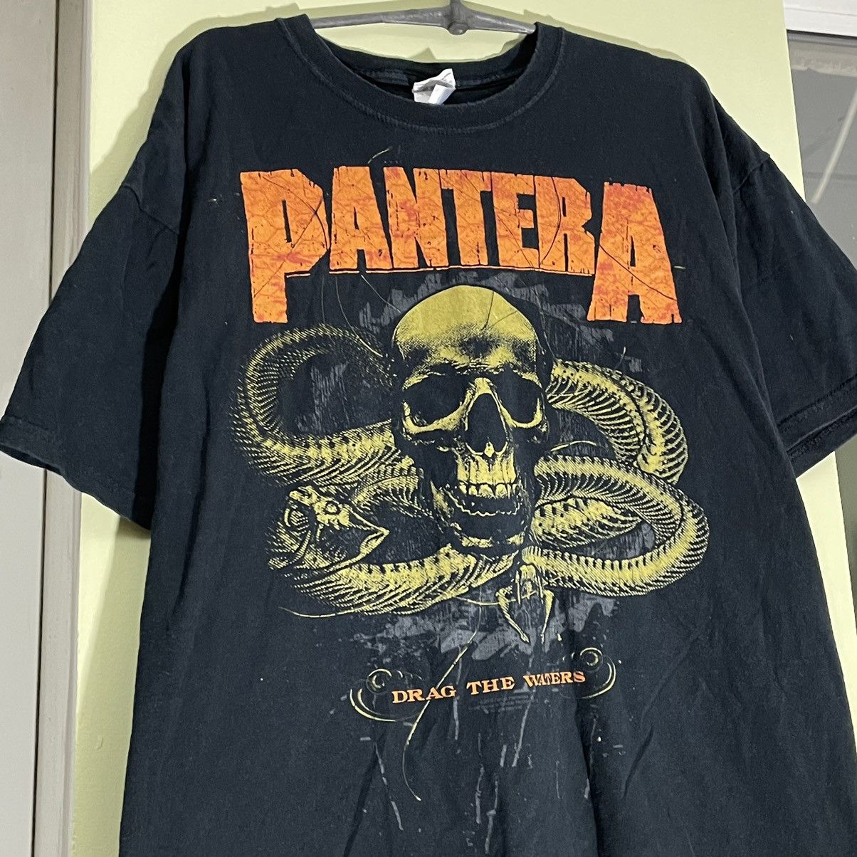 Vintage Vintage 90s Pantera Sun Faded Graphic Band Tee Grunge XL Size US XL / EU 56 / 4 - 1 Thumbnail
