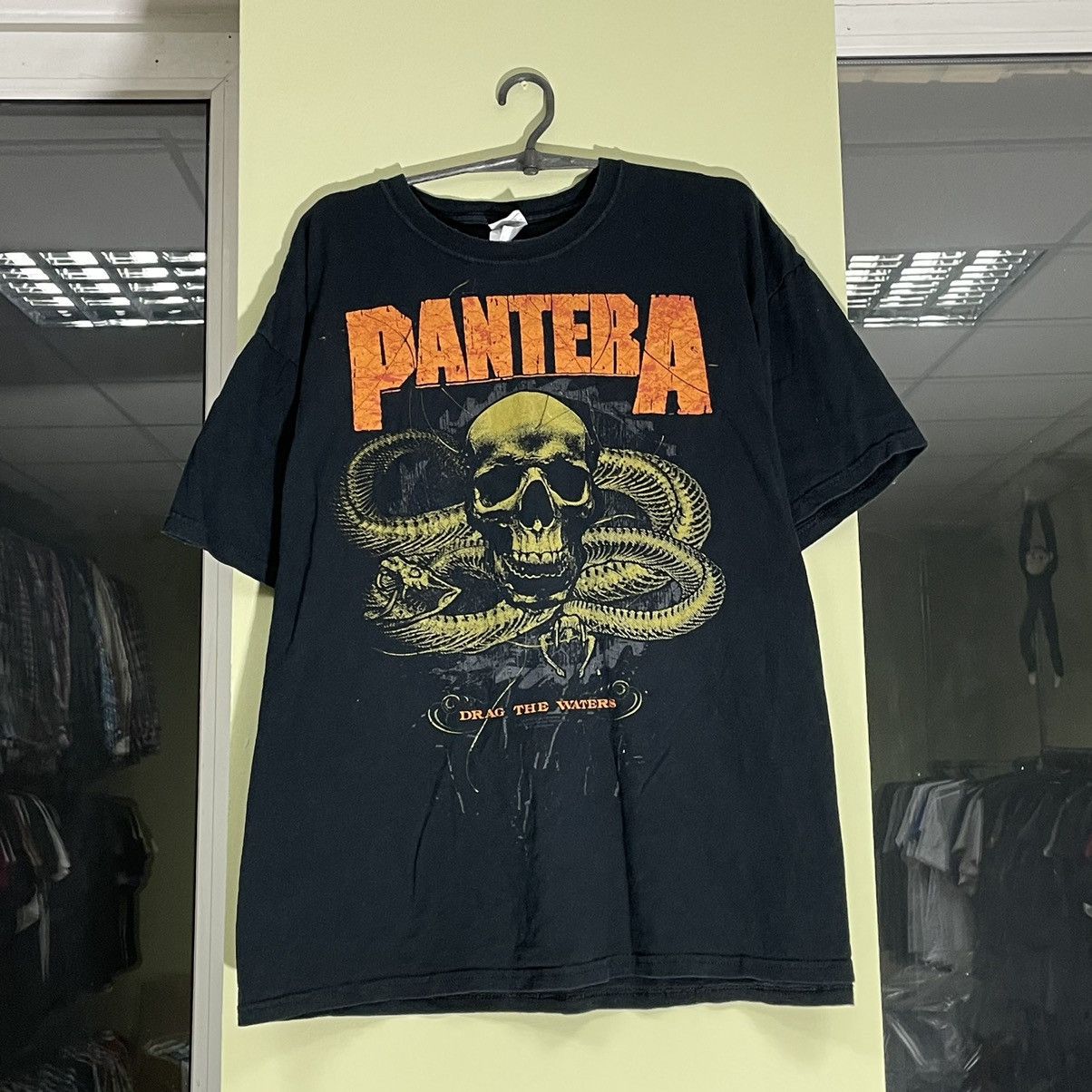 Vintage Vintage 90s Pantera Sun Faded Graphic Band Tee Grunge XL Size US XL / EU 56 / 4 - 2 Thumbnail