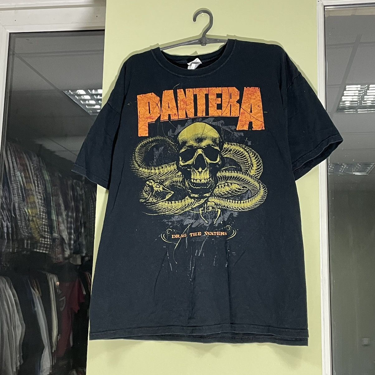 Vintage Vintage 90s Pantera Sun Faded Graphic Band Tee Grunge XL Size US XL / EU 56 / 4 - 3 Thumbnail