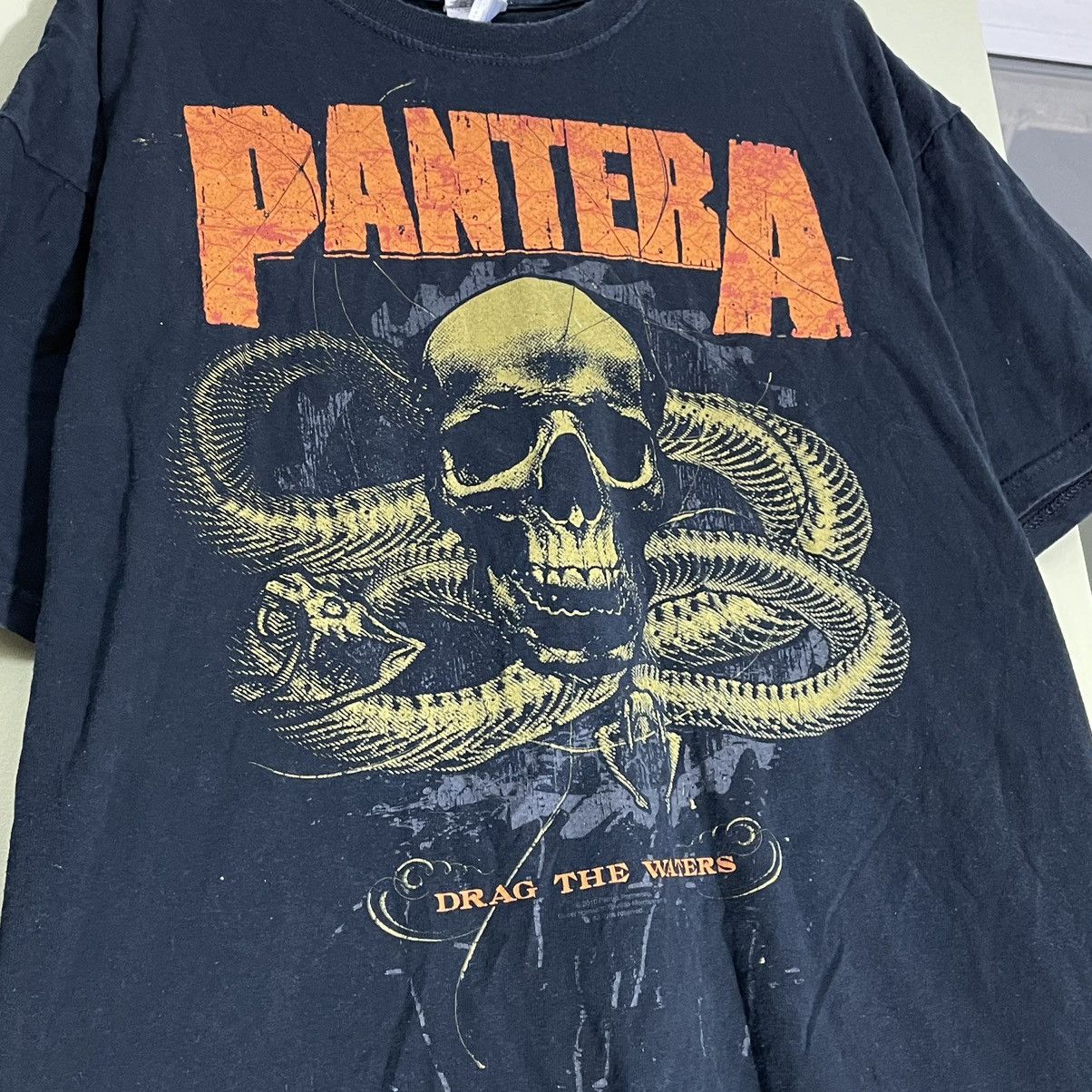 Vintage Vintage 90s Pantera Sun Faded Graphic Band Tee Grunge XL Size US XL / EU 56 / 4 - 5 Thumbnail