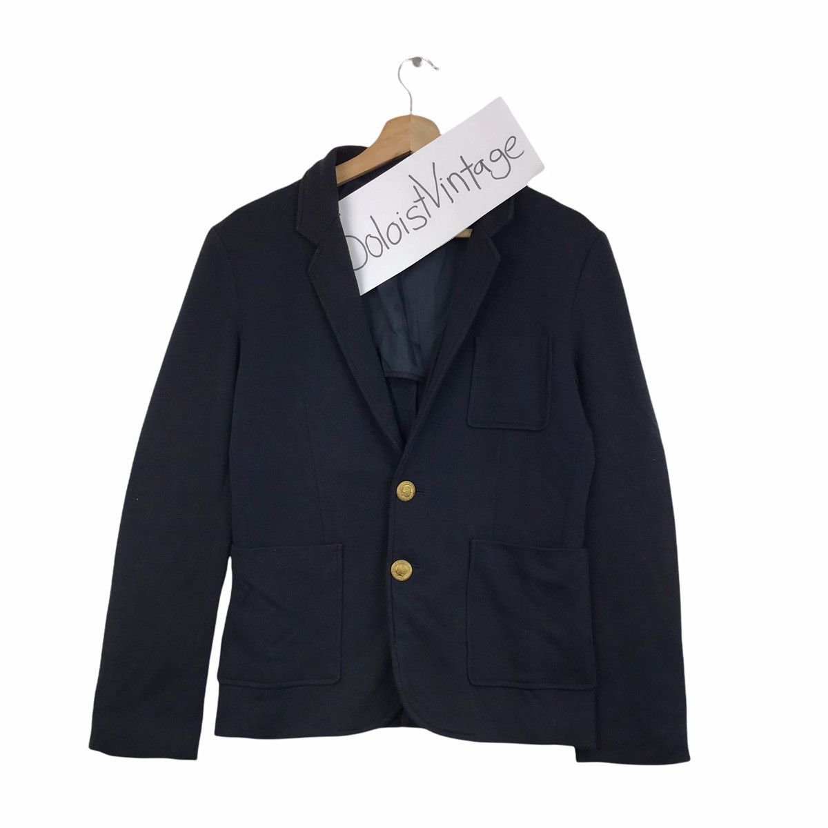 HARE HARE JAPANESE BRAND Black Coat Blazer Jacket Size US S / EU 44-46 / 1 - 1 Thumbnail