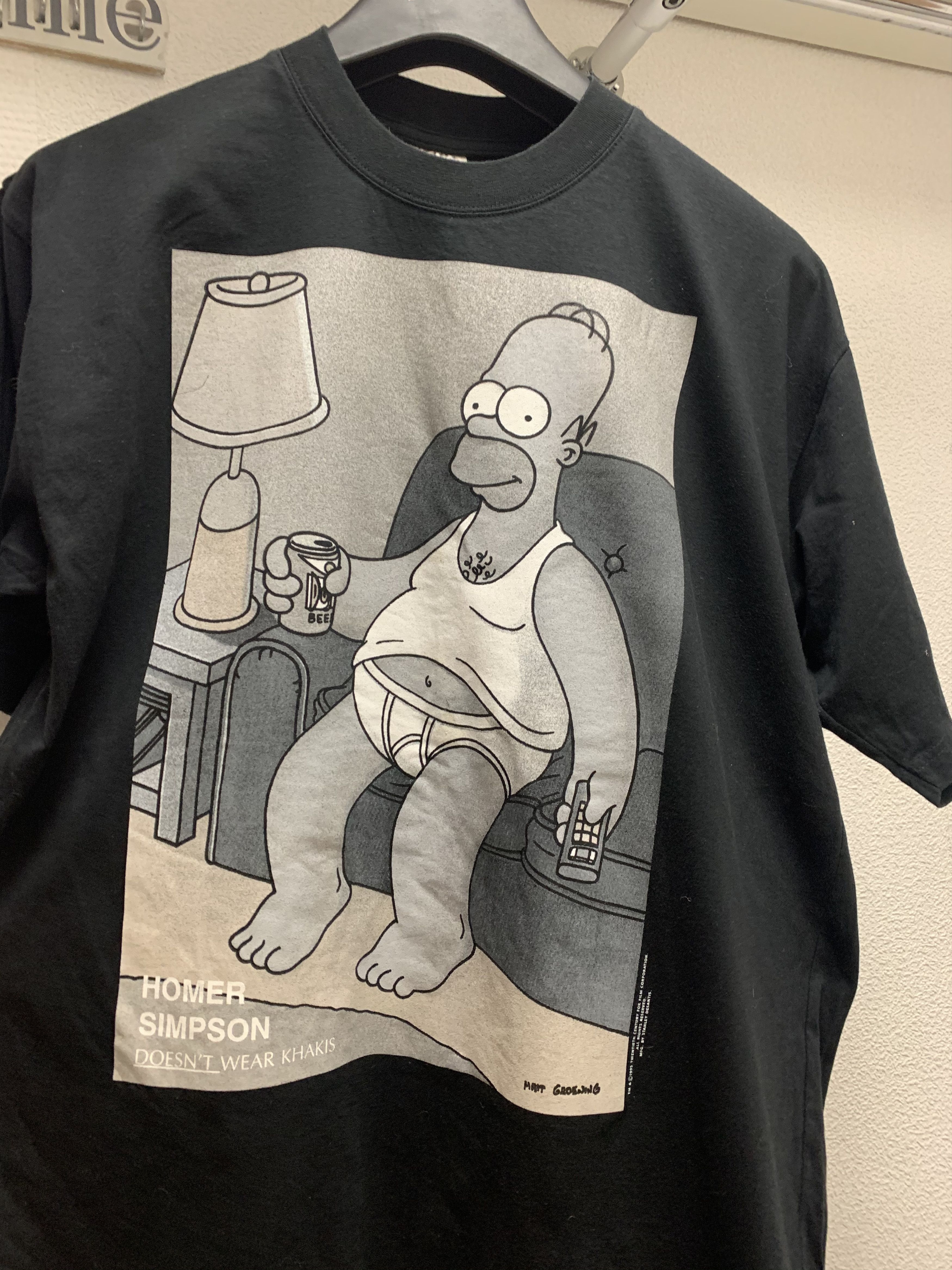 The Simpsons Homer Simpson 1995 vintage t-shirt movie Xl black Size US XL / EU 56 / 4 - 2 Thumbnail