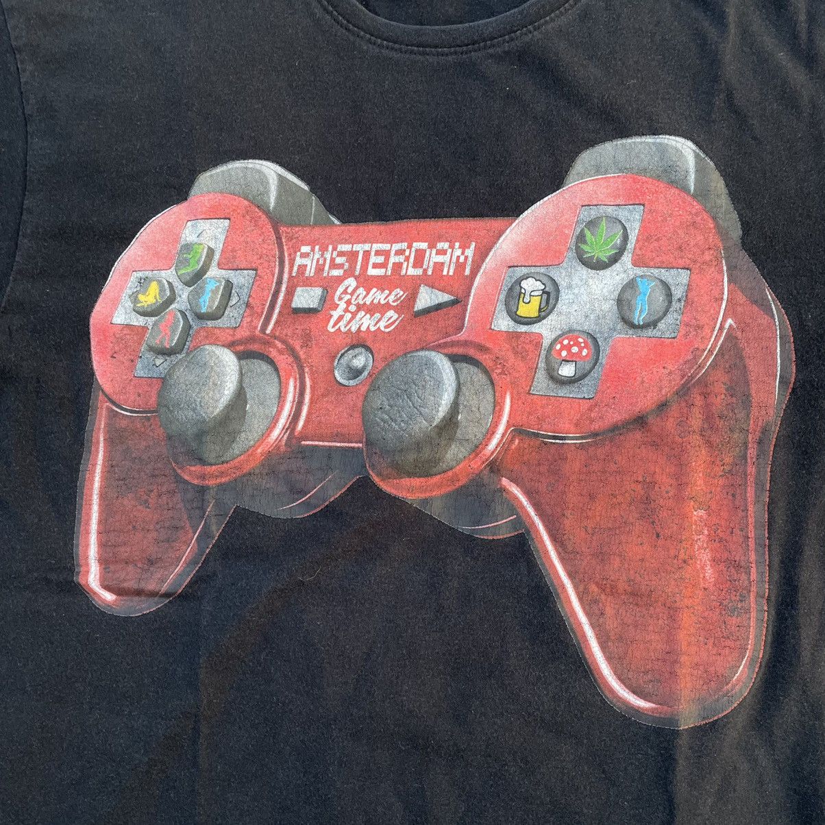 Vintage Vintage 90s Y2K Graphic Gaming Controller Tee Faded Black M Size US M / EU 48-50 / 2 - 4 Thumbnail