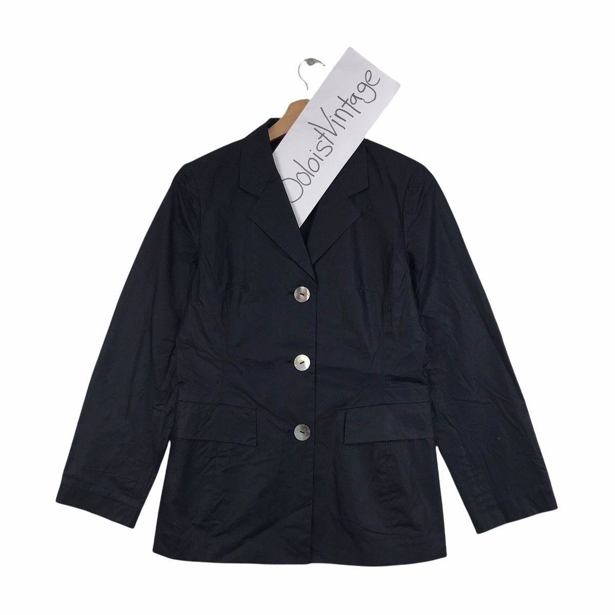 Katharine Hamnett London KATHARINE HAMNETT LONDON English Designer Black Jacket Size US M / EU 48-50 / 2 - 1 Thumbnail