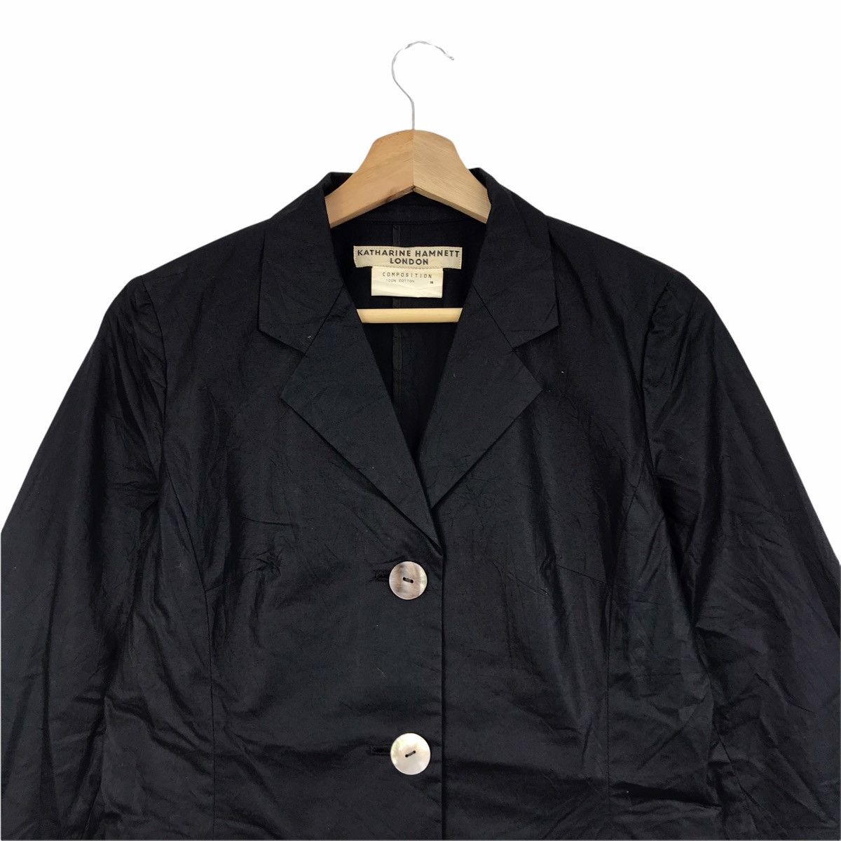 Katharine Hamnett London KATHARINE HAMNETT LONDON English Designer Black Jacket Size US M / EU 48-50 / 2 - 3 Thumbnail