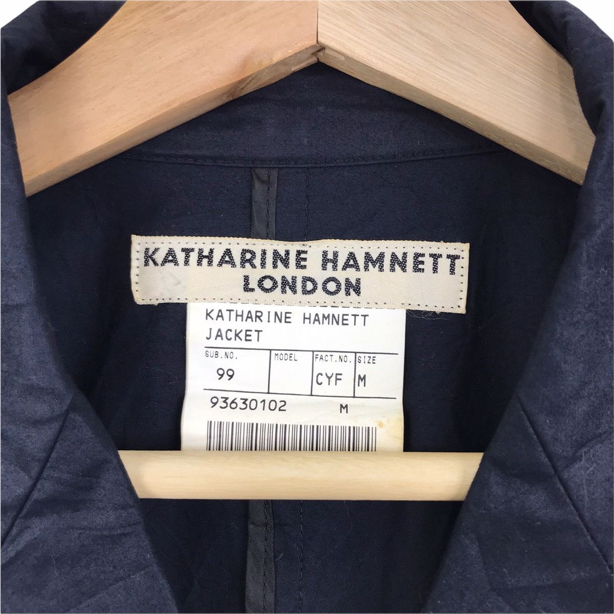 Katharine Hamnett London KATHARINE HAMNETT LONDON English Designer Black Jacket Size US M / EU 48-50 / 2 - 4 Thumbnail