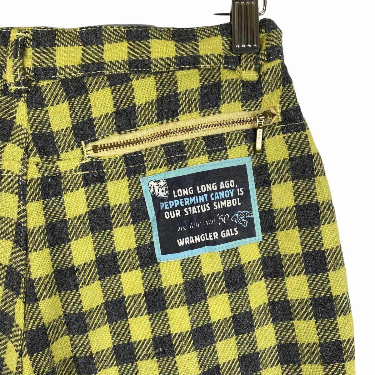 Vintage × Wrangler Vintage WRANGLER Gals Checkered Tartan Wool Casual Pants Size US 26 / EU 42 - 9 Thumbnail