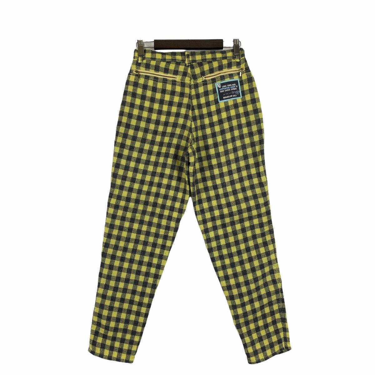 Vintage × Wrangler Vintage WRANGLER Gals Checkered Tartan Wool Casual Pants Size US 26 / EU 42 - 2 Thumbnail