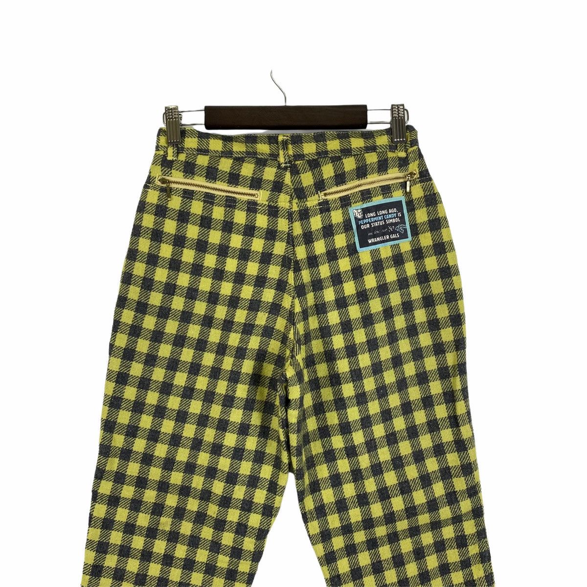 Vintage × Wrangler Vintage WRANGLER Gals Checkered Tartan Wool Casual Pants Size US 26 / EU 42 - 6 Thumbnail