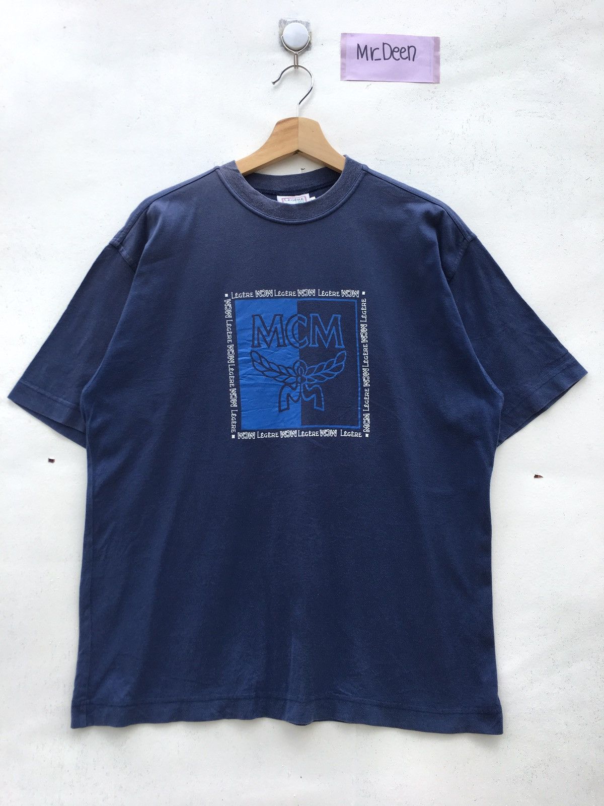 MCM Vintage MCM Big Logo Printed Tshirt Size US L / EU 52-54 / 3 - 2 Thumbnail