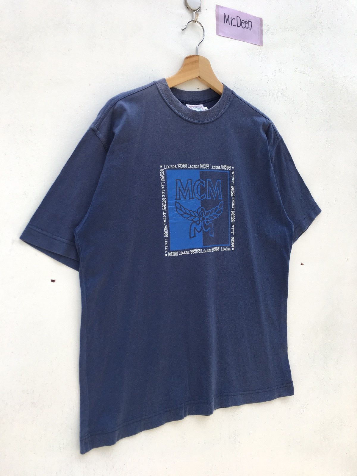 MCM Vintage MCM Big Logo Printed Tshirt Size US L / EU 52-54 / 3 - 3 Thumbnail