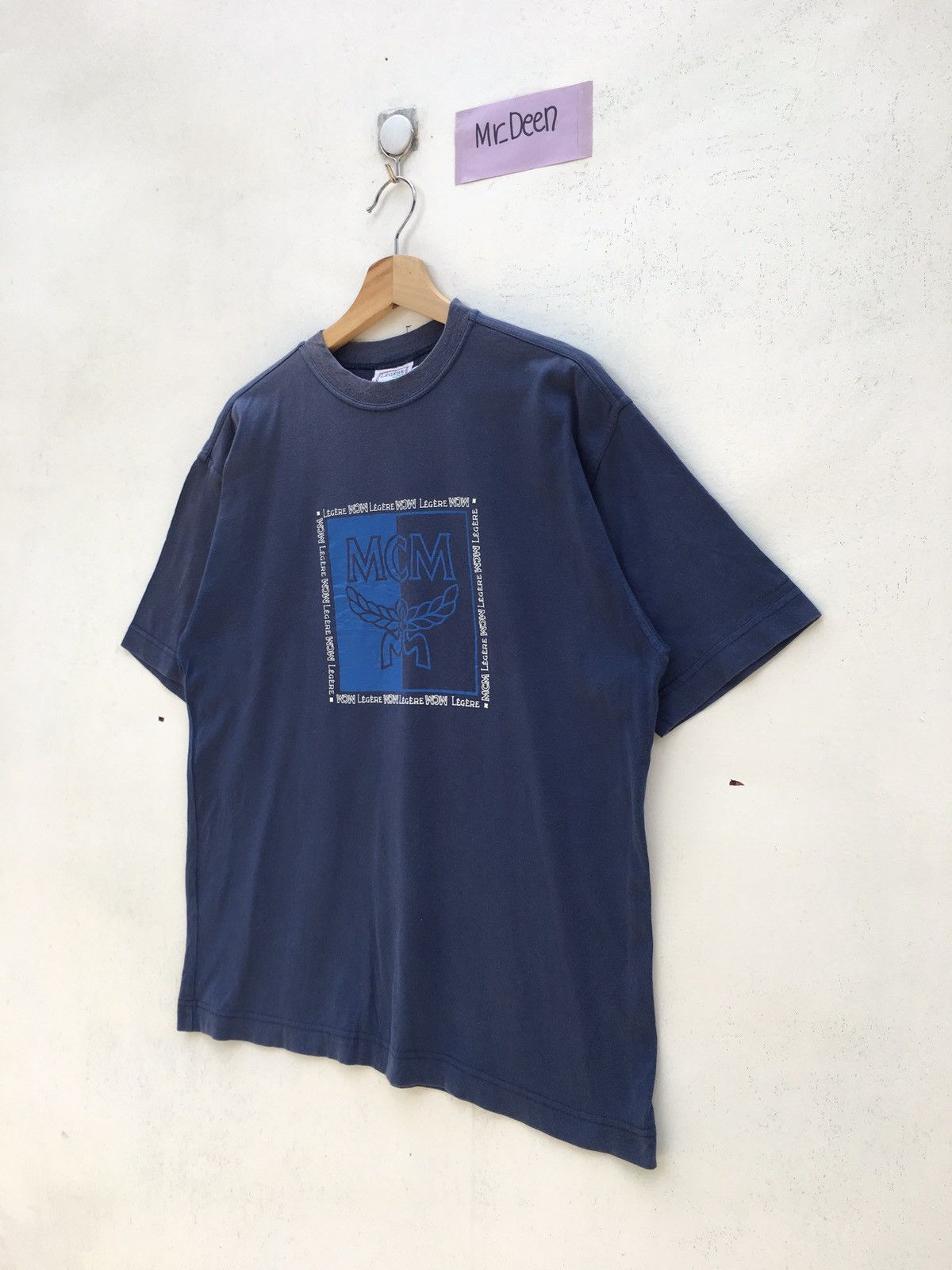 MCM Vintage MCM Big Logo Printed Tshirt Size US L / EU 52-54 / 3 - 4 Thumbnail
