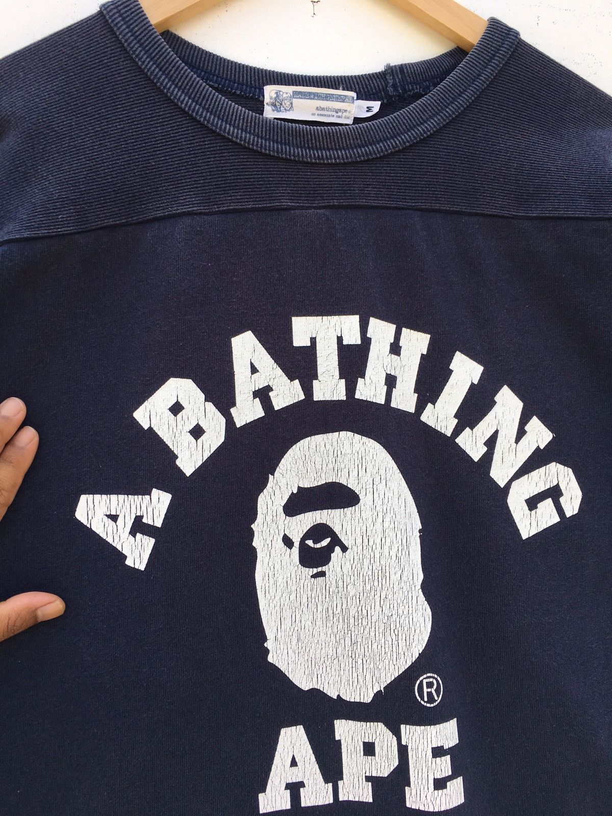 Bape College Long Sleeve Tee Size US L / EU 52-54 / 3 - 4 Thumbnail