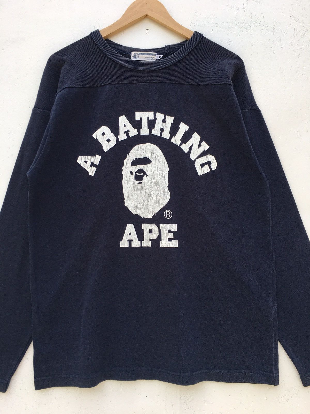 Bape College Long Sleeve Tee Size US L / EU 52-54 / 3 - 15 Thumbnail