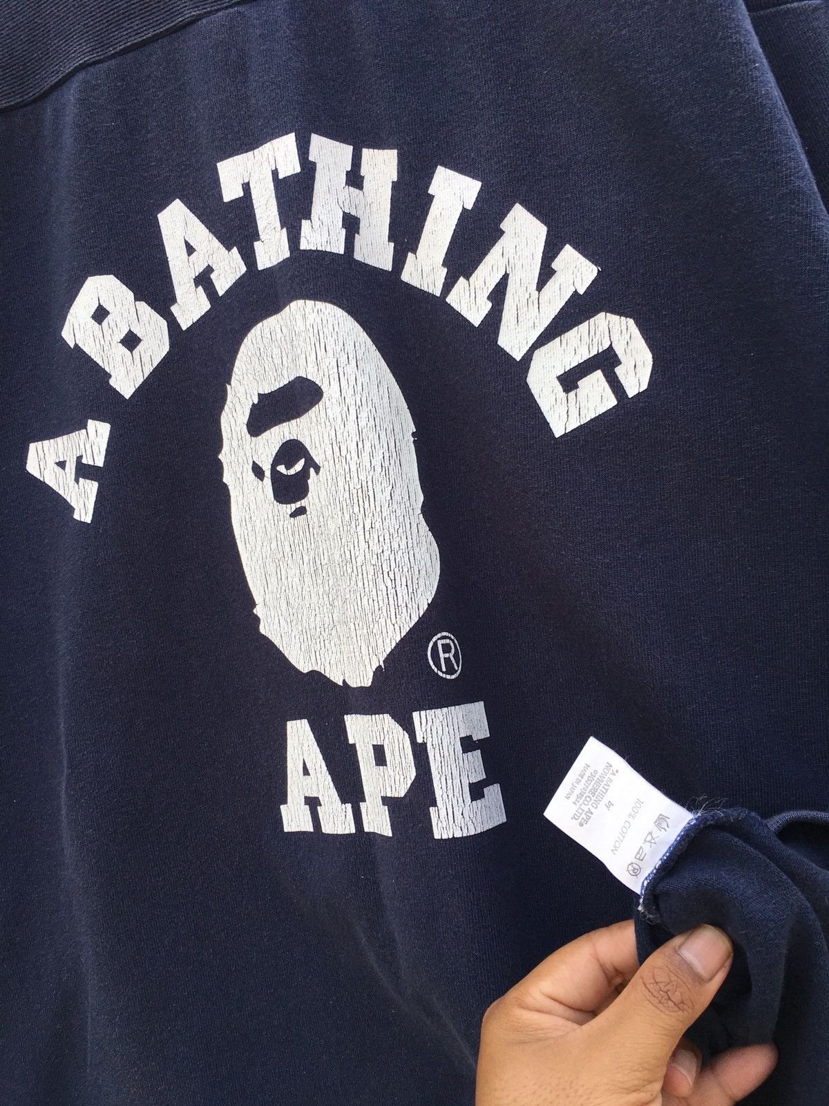 Bape College Long Sleeve Tee Size US L / EU 52-54 / 3 - 11 Thumbnail
