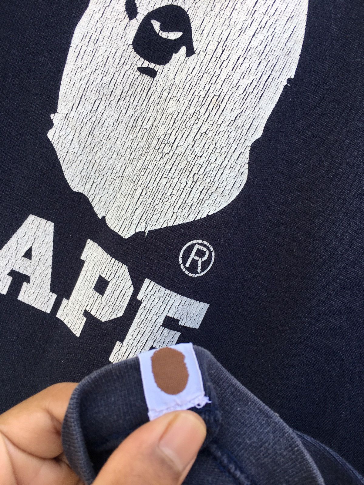 Bape College Long Sleeve Tee Size US L / EU 52-54 / 3 - 6 Thumbnail