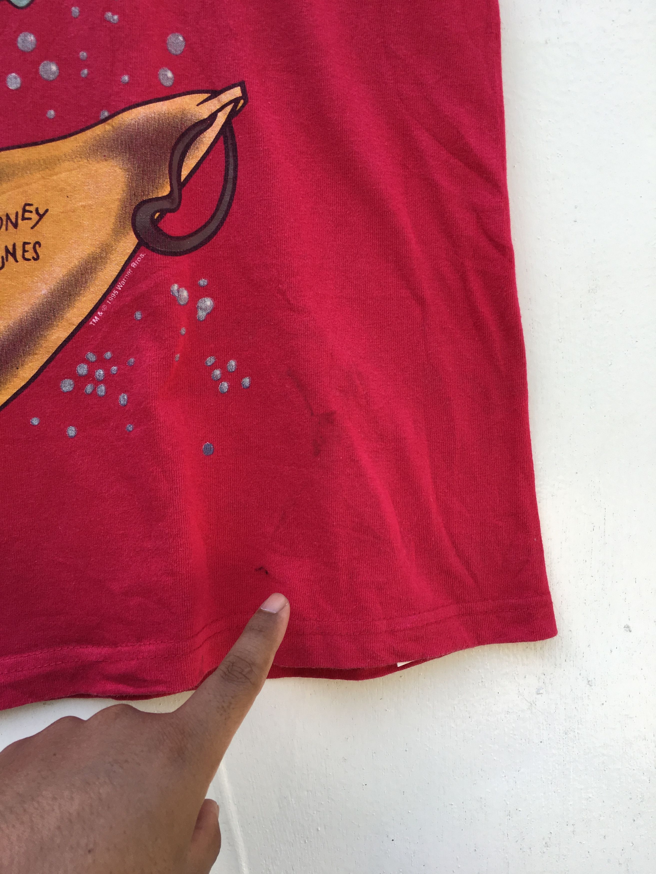 Cartoon Network Vintage 90's Tazmanian Devil Looney Tunes Tee Size US L / EU 52-54 / 3 - 5 Thumbnail