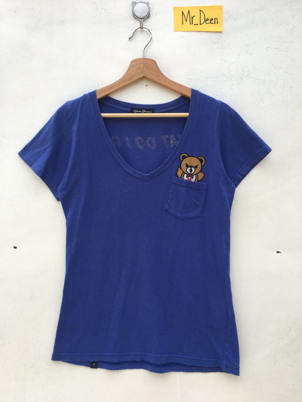 Hysteric Glamour Vintage Hysteric Glamour V Neck Tshirt Size US S / EU 44-46 / 1 - 5 Thumbnail
