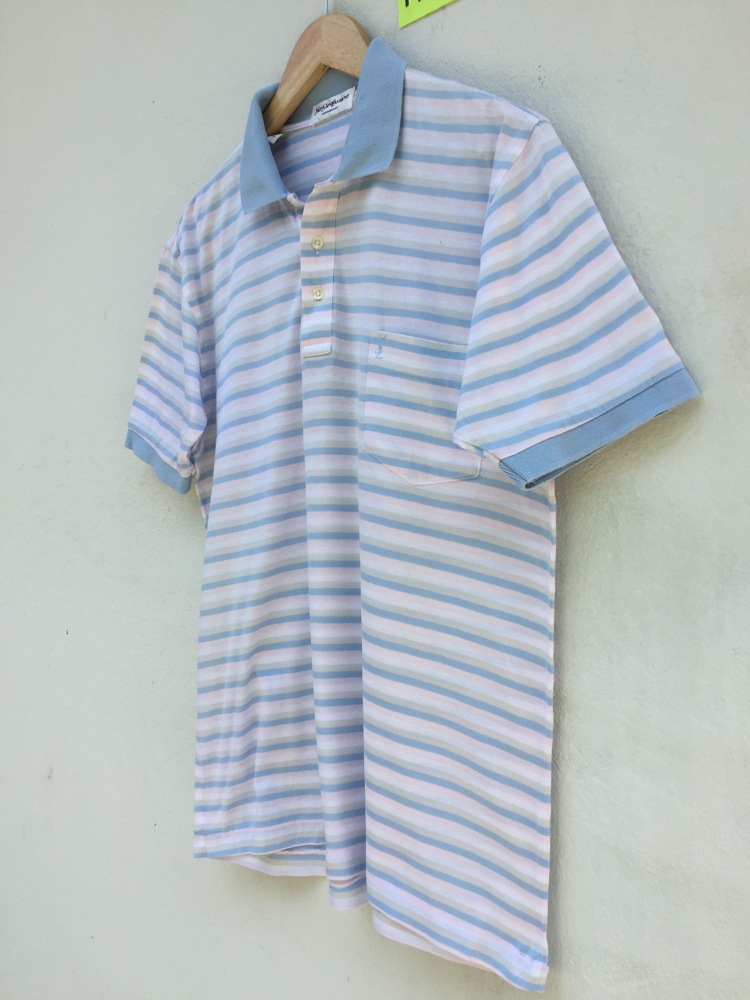 Yves Saint Laurent Yves Saint Laurent Menswear Stripes Shirt Size US S / EU 44-46 / 1 - 3 Thumbnail