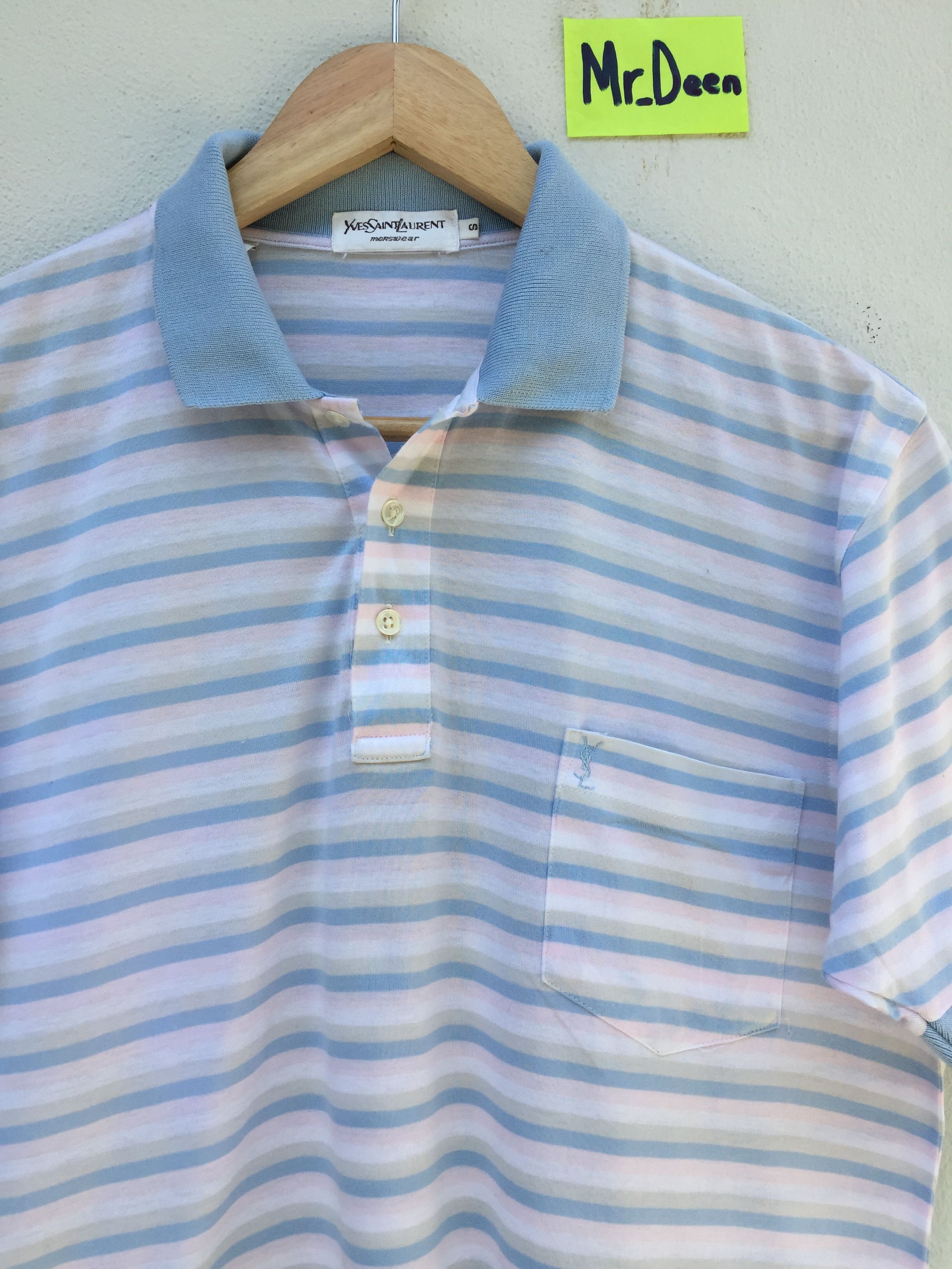 Yves Saint Laurent Yves Saint Laurent Menswear Stripes Shirt Size US S / EU 44-46 / 1 - 4 Thumbnail