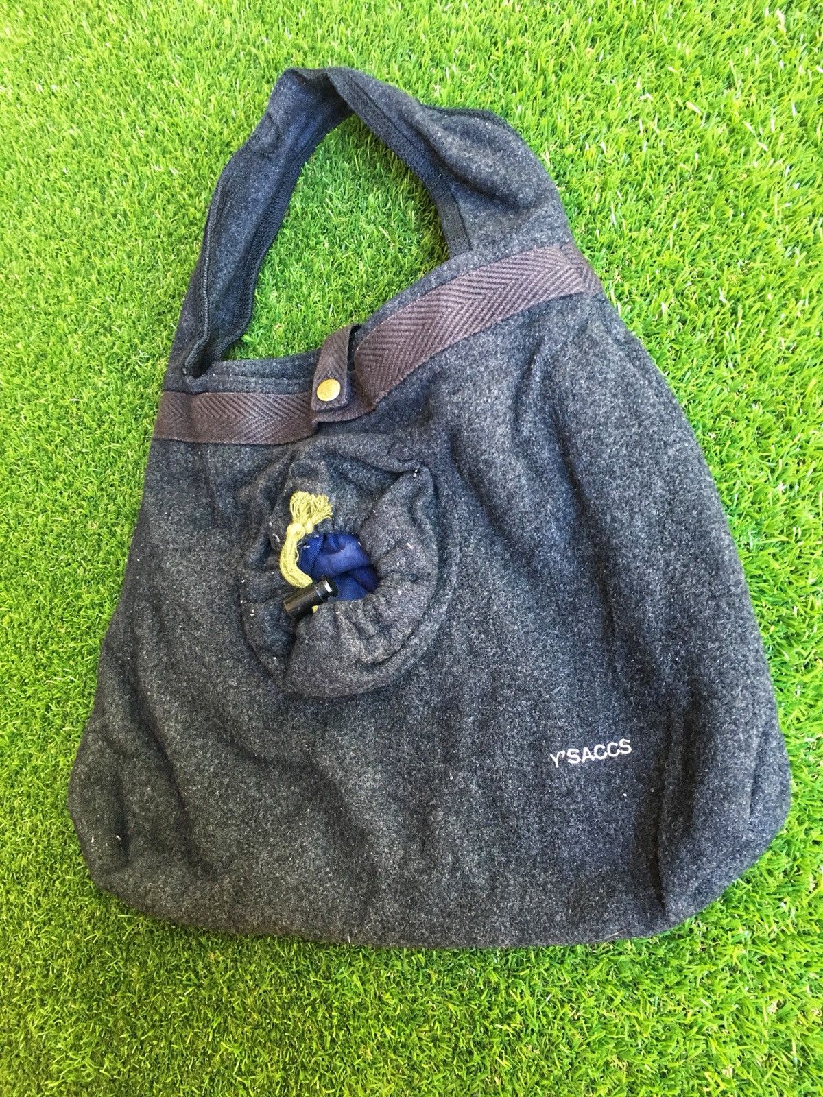 Yohji Yamamoto Vintage Yohji Y’saccs Shoulder Bag Size ONE SIZE - 3 Thumbnail