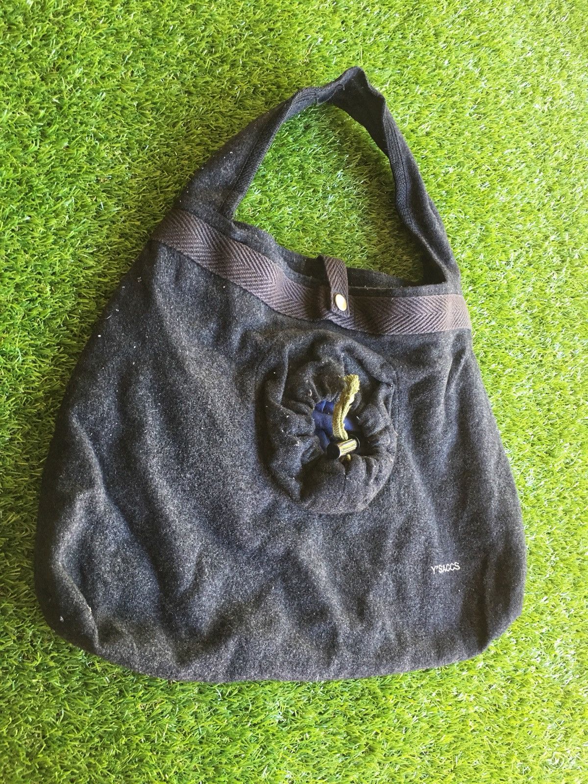 Yohji Yamamoto Vintage Yohji Y’saccs Shoulder Bag Size ONE SIZE - 2 Thumbnail