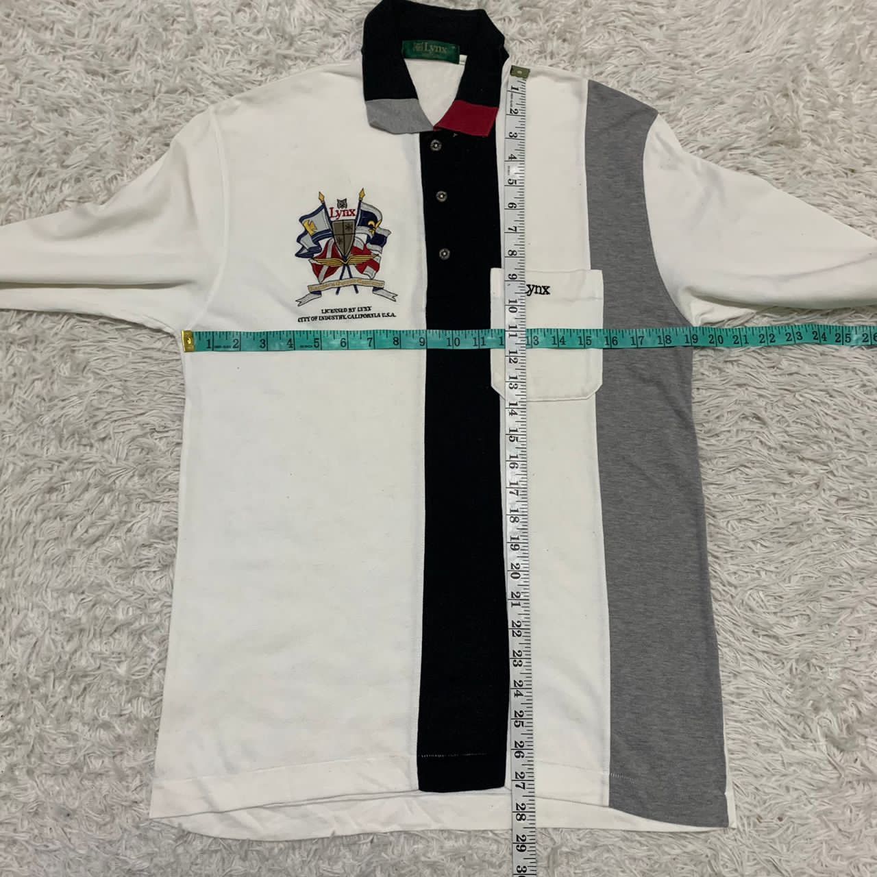 Japanese Brand Lynx long sleeves half button collar tshirt made in Japan Size US M / EU 48-50 / 2 - 5 Thumbnail