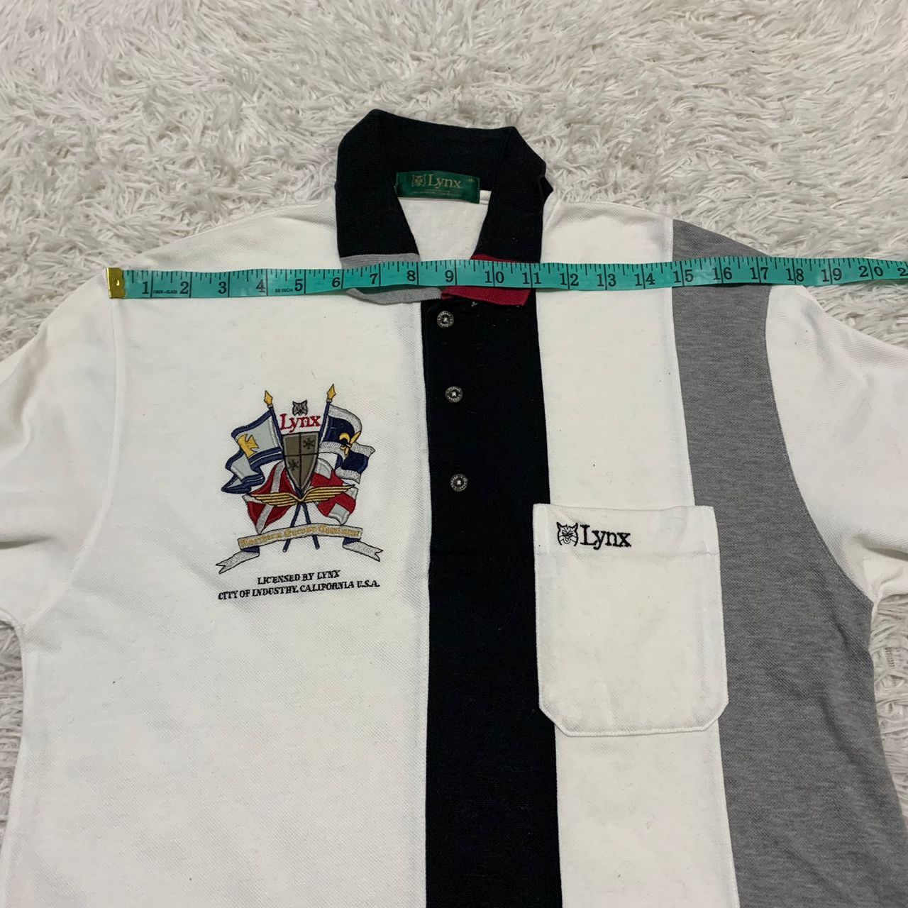 Japanese Brand Lynx long sleeves half button collar tshirt made in Japan Size US M / EU 48-50 / 2 - 6 Thumbnail
