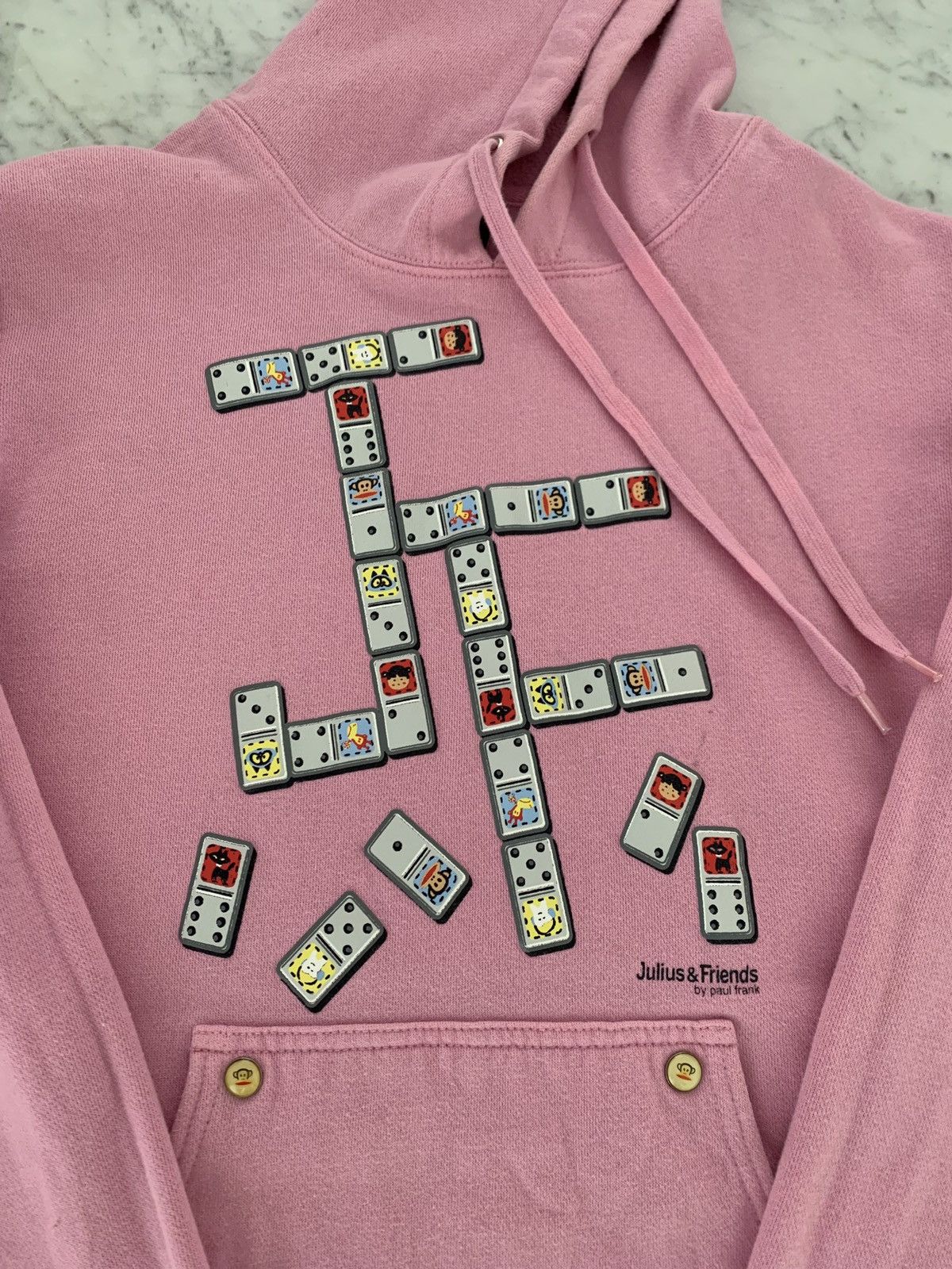 Paul Frank DEAD-STOCK PAUL FRANK PINK HOODIE Size M / US 6-8 / IT 42-44 - 2 Thumbnail