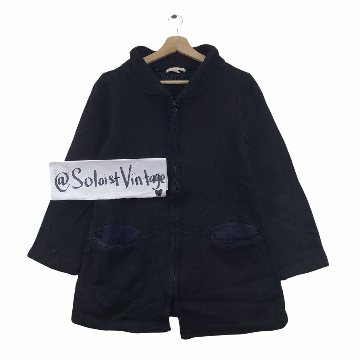 Japanese Brand KEI HAYAMA PLUS Japanese Brand Black Zipper Coat Size US S / EU 44-46 / 1 - 1 Thumbnail