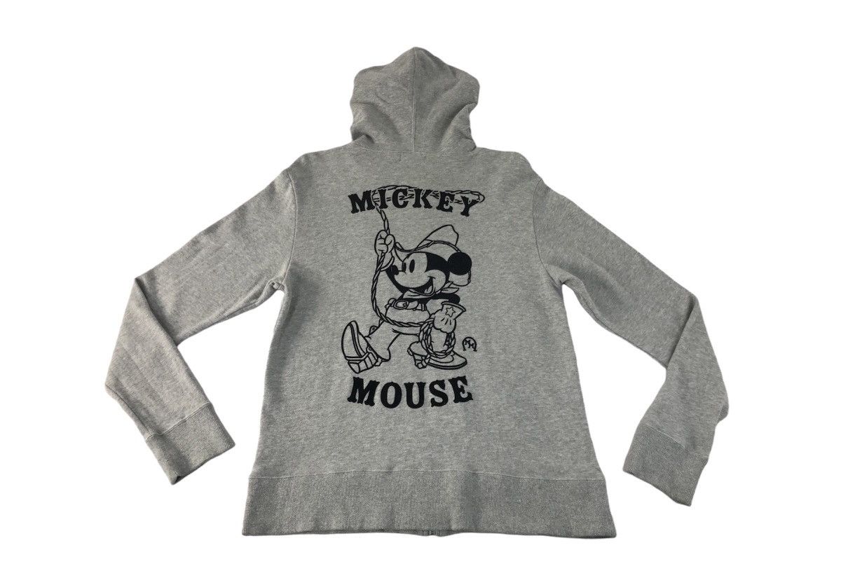 Disney × Mickey Mouse Sweatshirt Mickey Mouse Cowboy Big Logo Back Side Hoodie Size US M / EU 48-50 / 2 - 1 Thumbnail