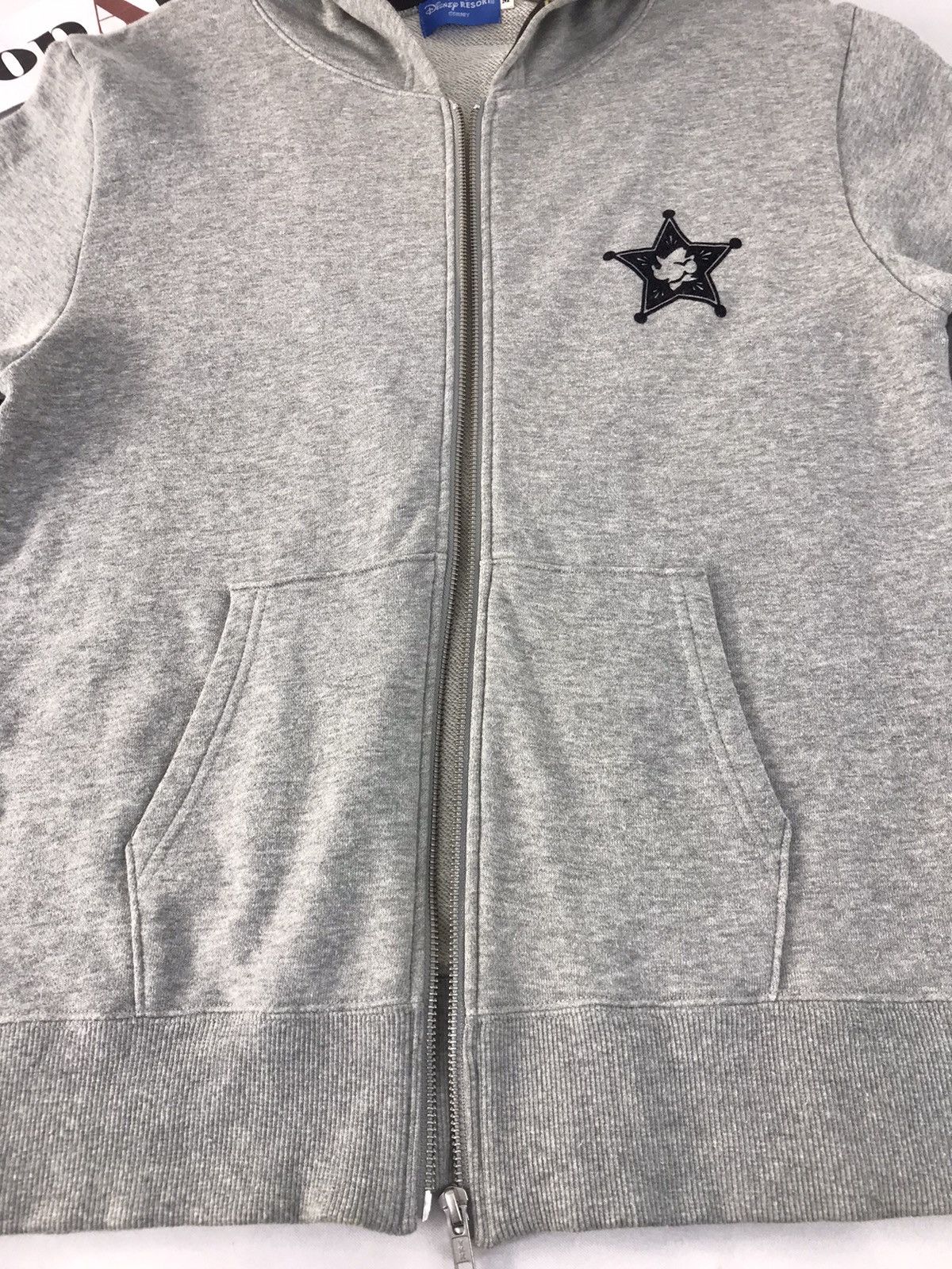 Disney × Mickey Mouse Sweatshirt Mickey Mouse Cowboy Big Logo Back Side Hoodie Size US M / EU 48-50 / 2 - 6 Thumbnail
