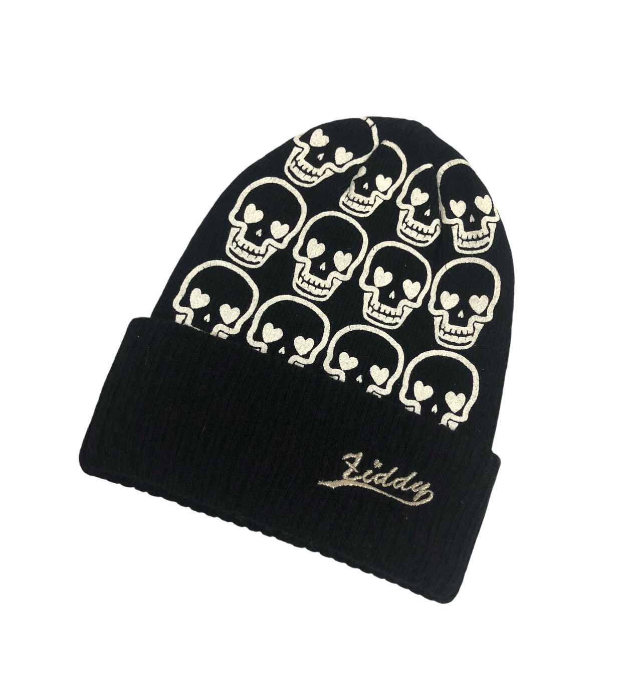 Japanese Brand V-kei / Gothic style Ziddy Girl Skull Beanie Size ONE SIZE - 2 Thumbnail