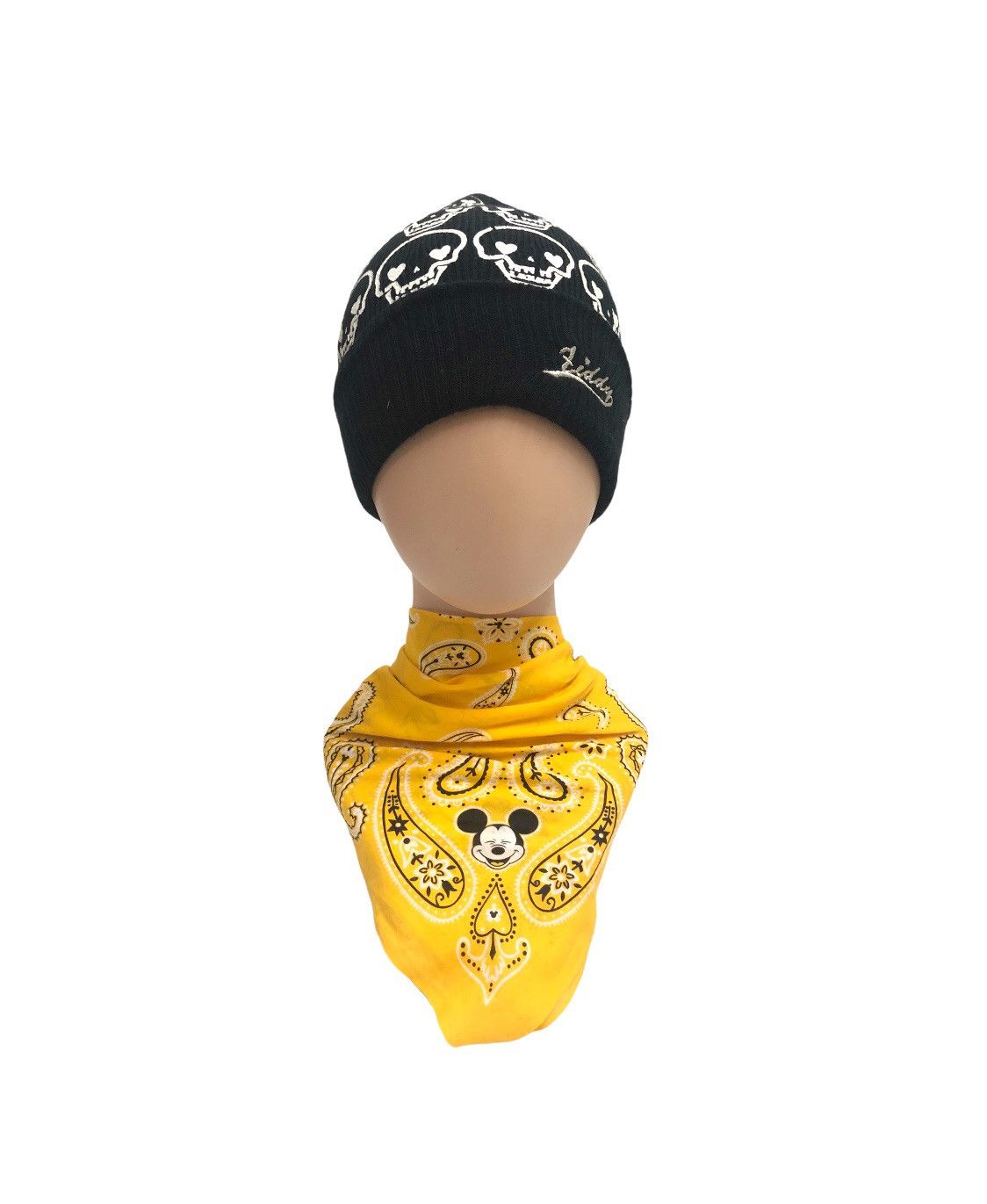 Japanese Brand V-kei / Gothic style Ziddy Girl Skull Beanie Size ONE SIZE - 6 Thumbnail