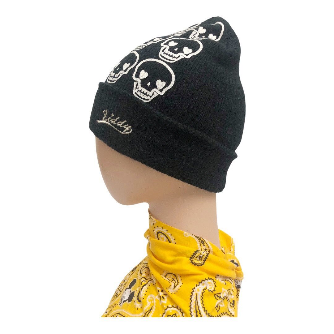 Japanese Brand V-kei / Gothic style Ziddy Girl Skull Beanie Size ONE SIZE - 8 Thumbnail