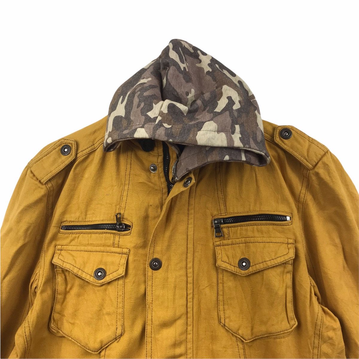 In The Attic IN THE ATTIC Rider Bike Japanese Brand Camo Hoodie Jacket Size US L / EU 52-54 / 3 - 2 Thumbnail