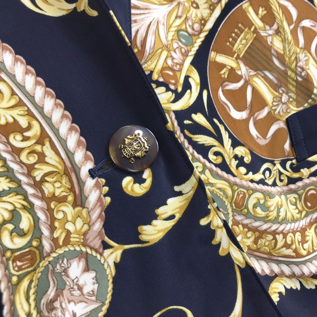 Japanese Brand FASHIOMAKE Japanese Brand Baroque Chain Silk Jacket Size US XL / EU 56 / 4 - 5 Thumbnail