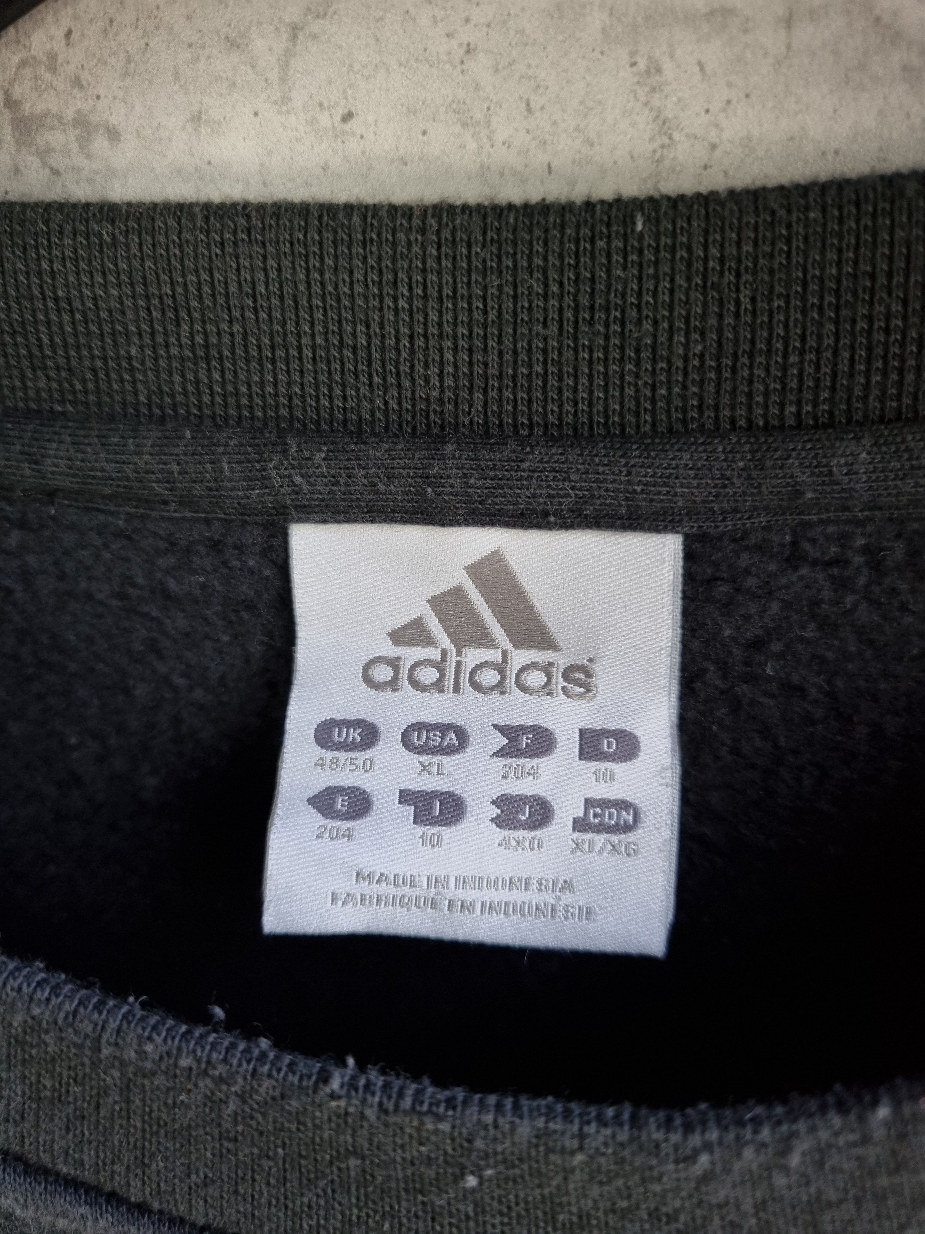 Adidas × Vintage Faded ADIDAS Spell Out Logo Vintage Sweatshirt Size US XL / EU 56 / 4 - 7 Thumbnail