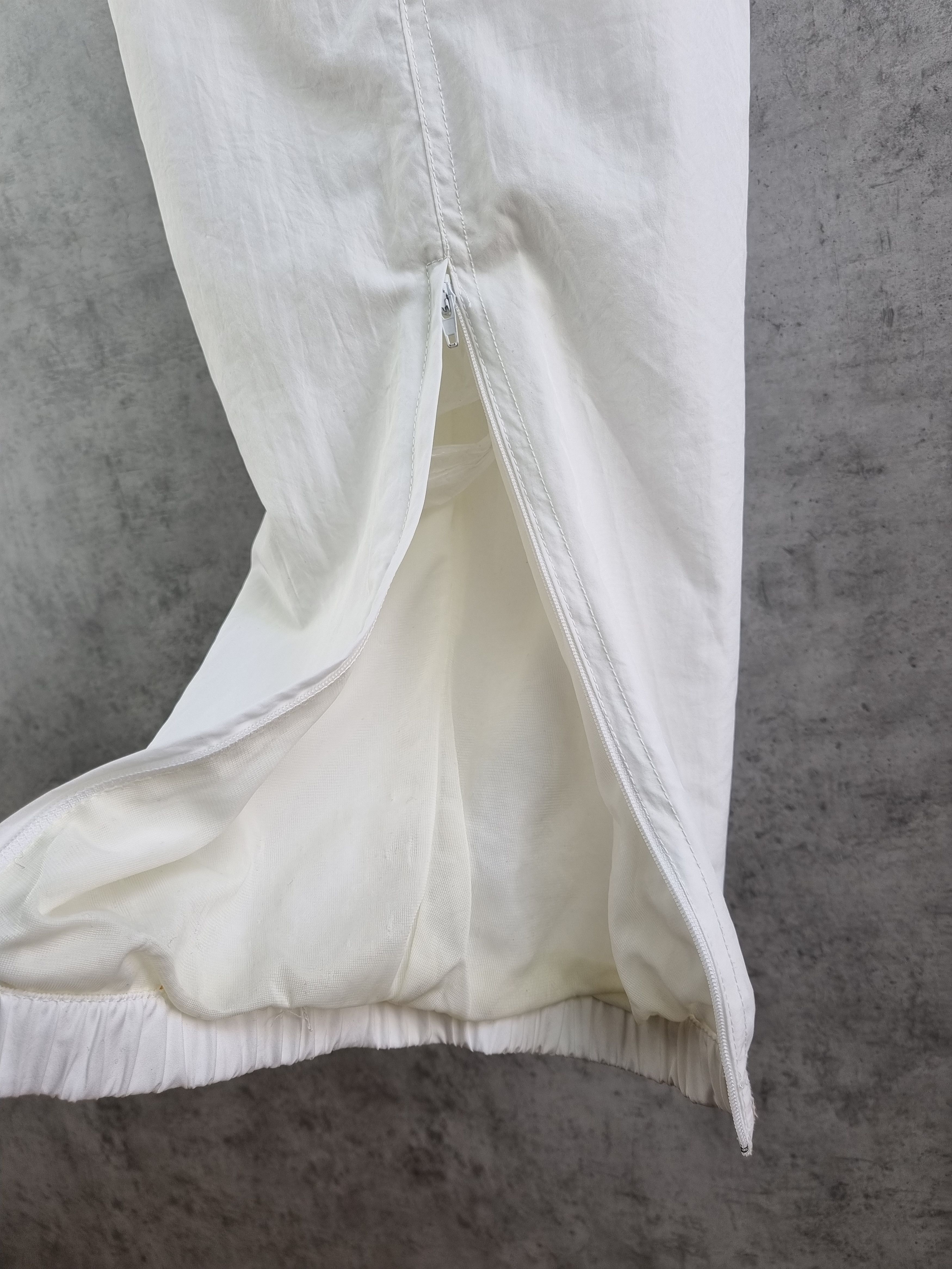 Nike × Vintage 90s Nike Chalenge Tennis Sport Pants White nylon Size US 33 - 15 Thumbnail