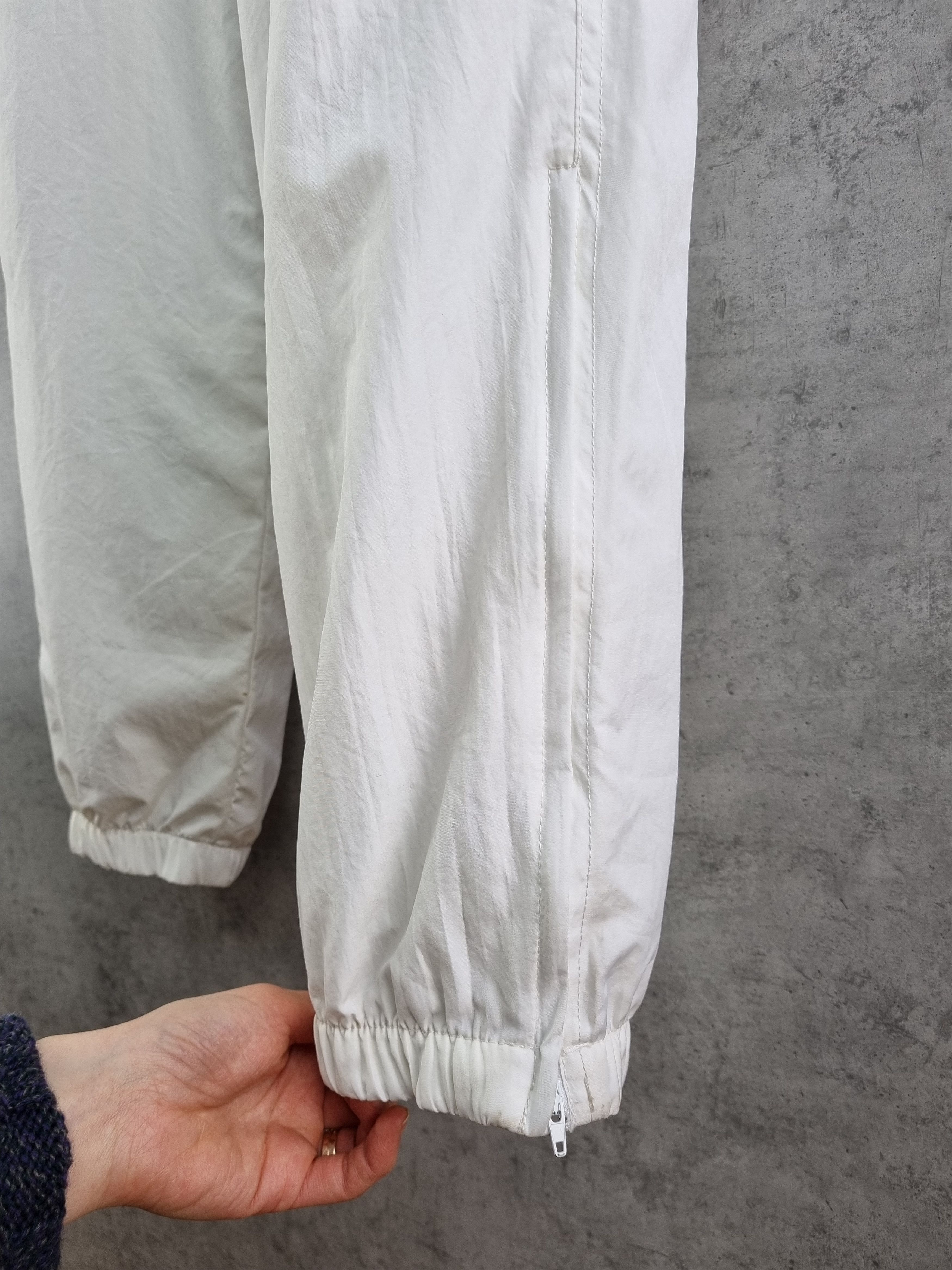Nike × Vintage 90s Nike Chalenge Tennis Sport Pants White nylon Size US 33 - 14 Thumbnail