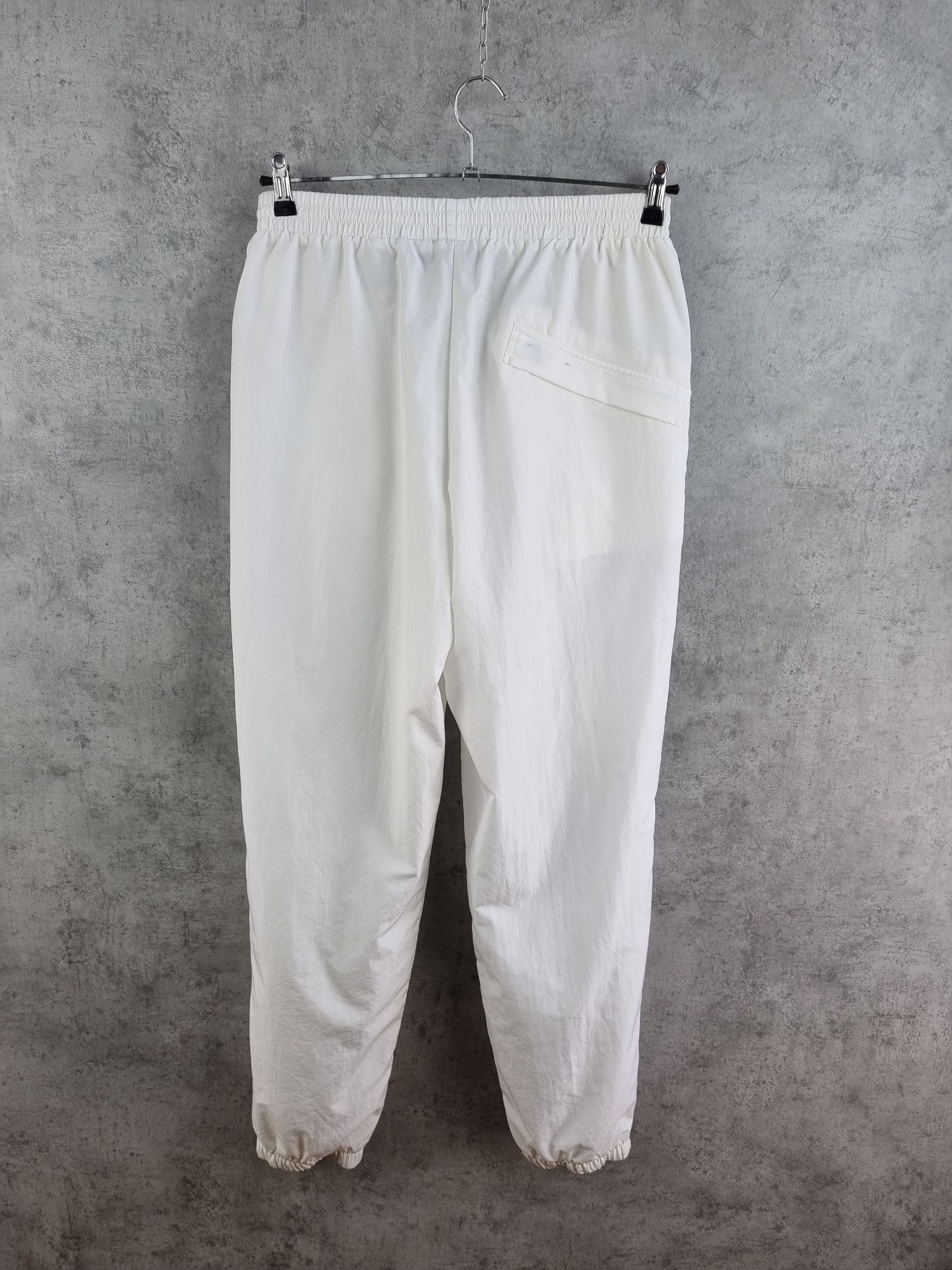 Nike × Vintage 90s Nike Chalenge Tennis Sport Pants White nylon Size US 33 - 3 Thumbnail
