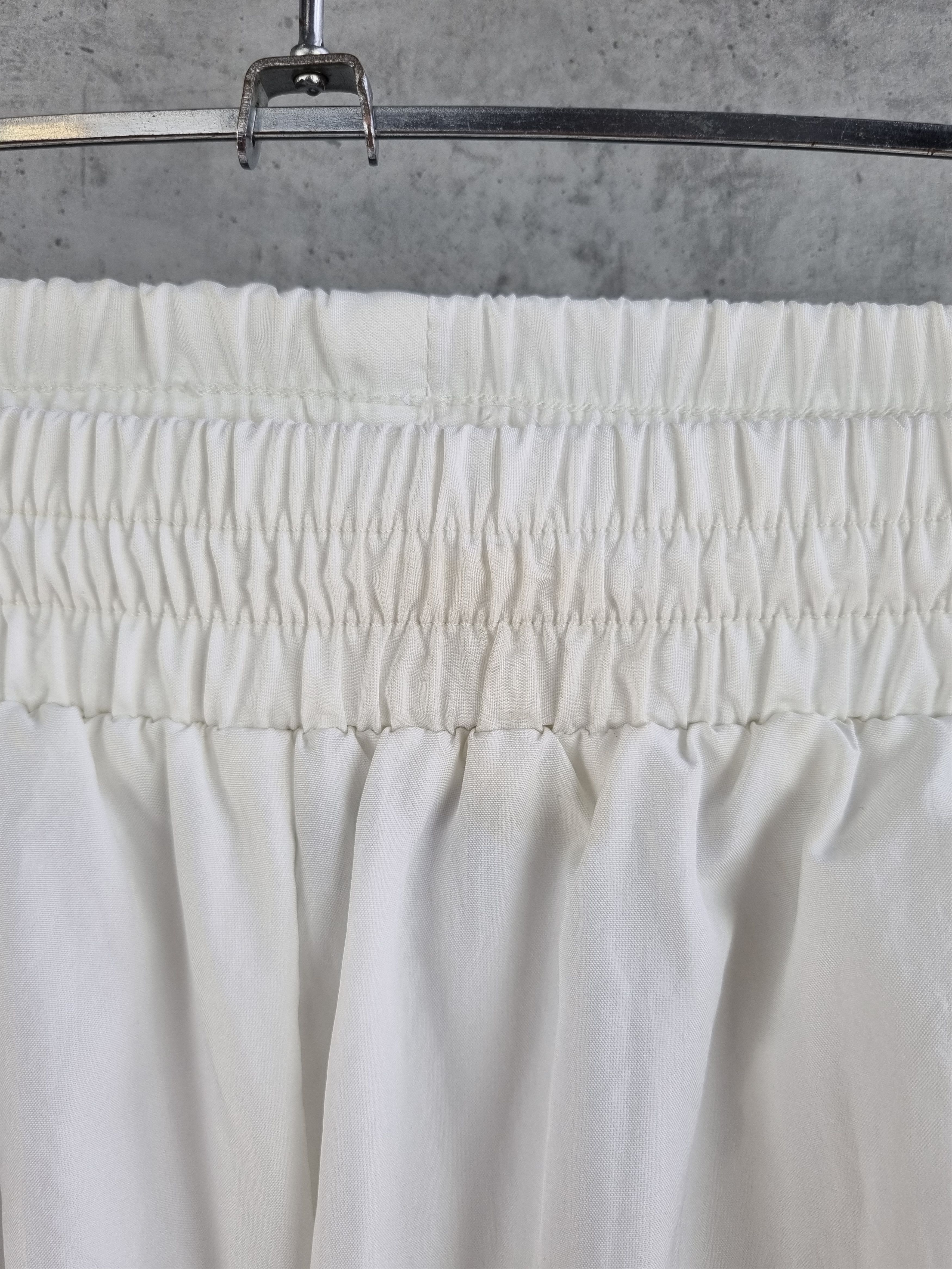 Nike × Vintage 90s Nike Chalenge Tennis Sport Pants White nylon Size US 33 - 13 Thumbnail