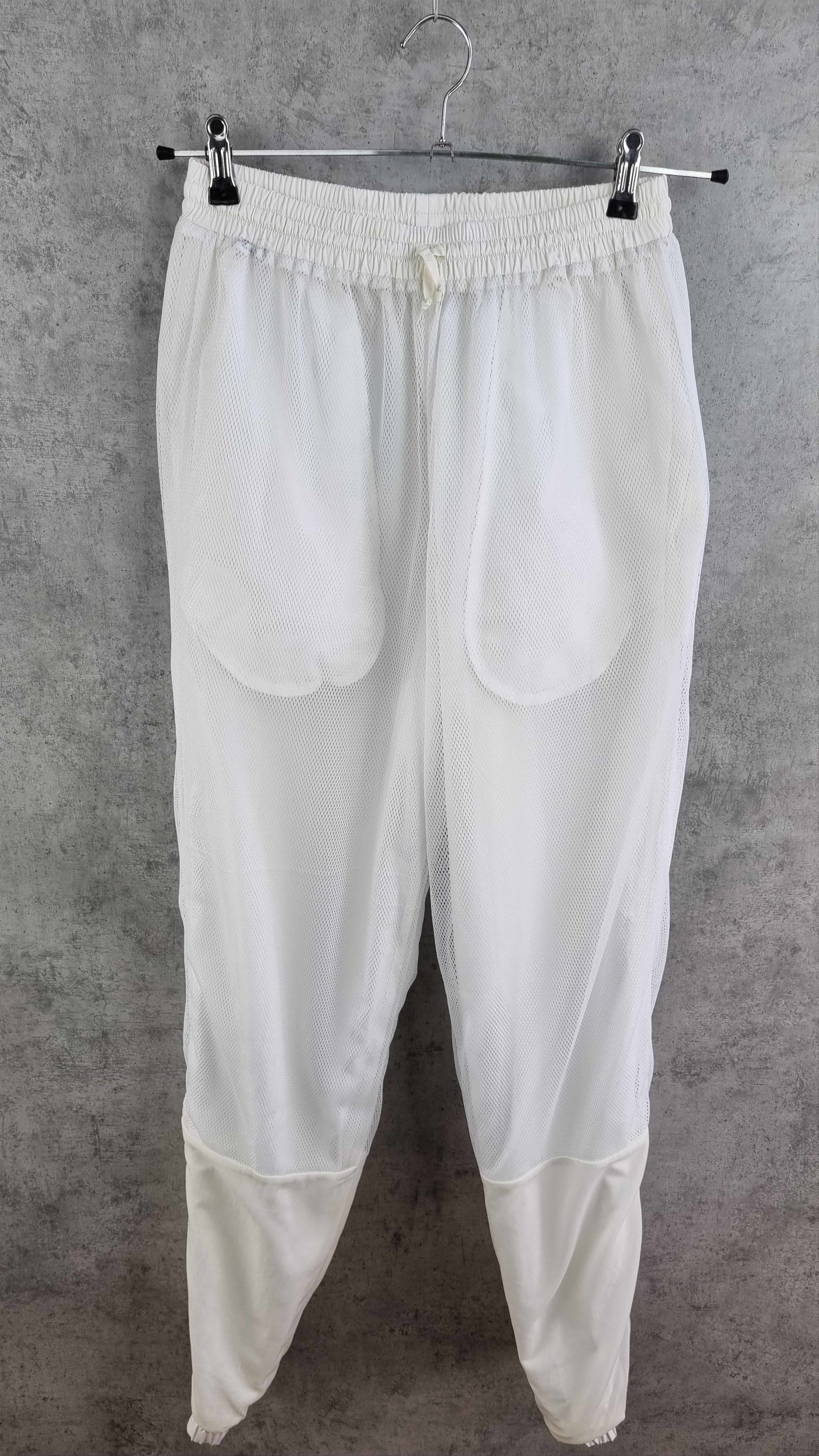 Nike × Vintage 90s Nike Chalenge Tennis Sport Pants White nylon Size US 33 - 6 Thumbnail
