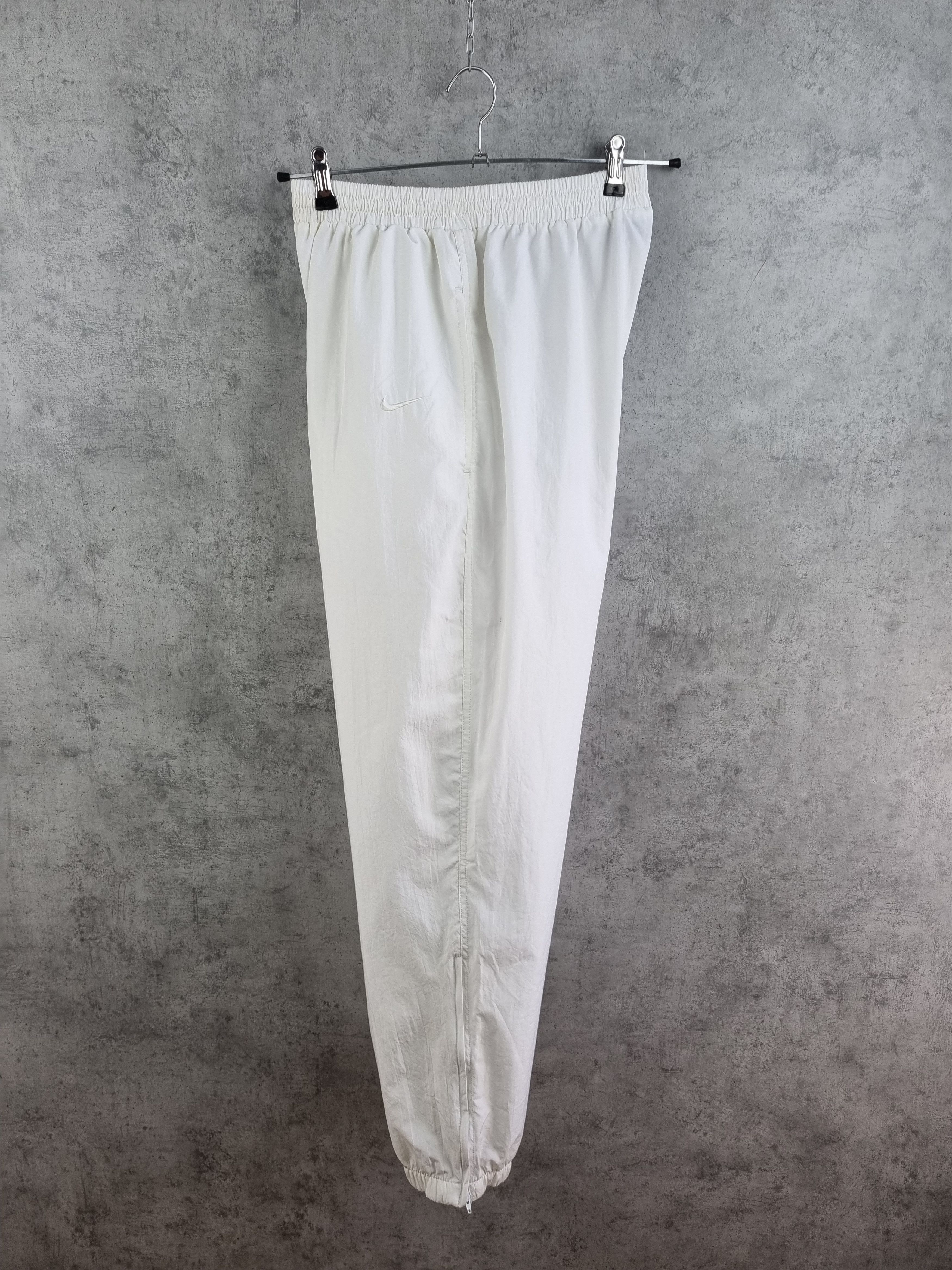 Nike × Vintage 90s Nike Chalenge Tennis Sport Pants White nylon Size US 33 - 4 Thumbnail